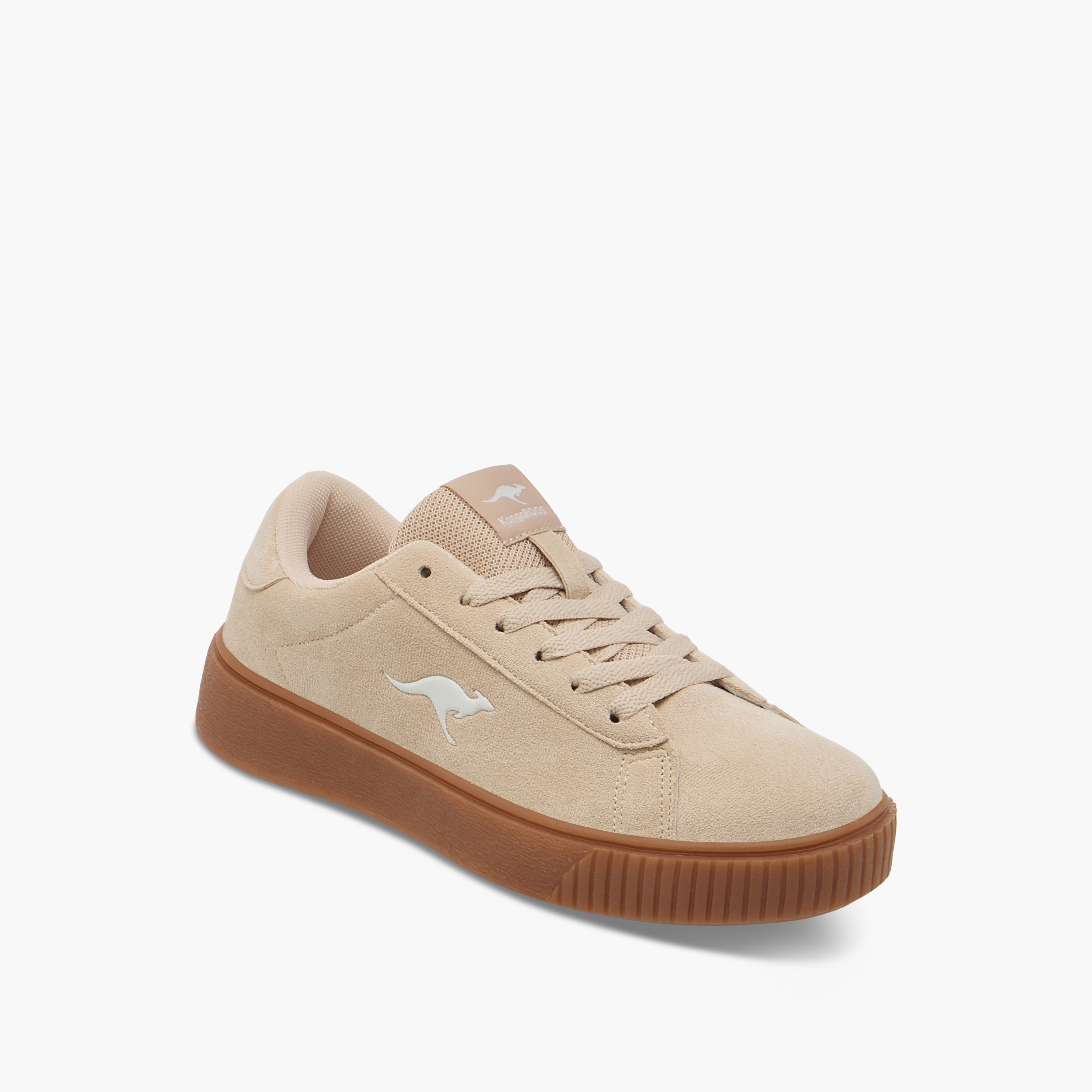 حذاء سنيكرز برباط إغلاق وتفاصيل شعار للنساء من كانجاروس-women-shoes-sneakers-image-2