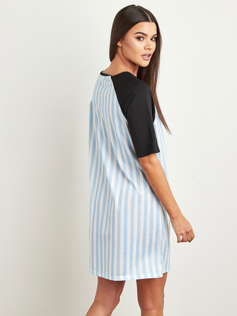 قميص نوم مخطط من ستايلي-women-clothing-nightwear-nighties-image-3