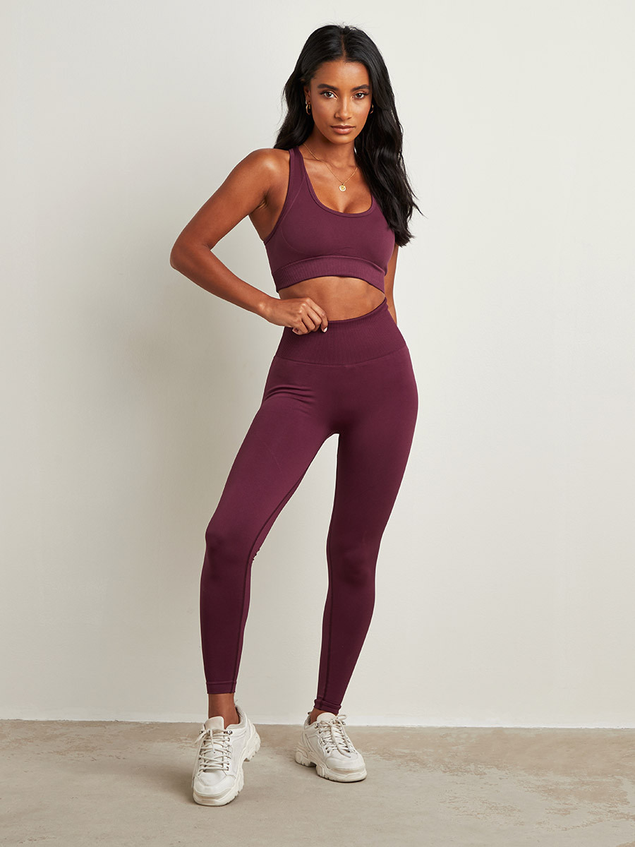بلوزة قصيرة رياضية سادة بسحاب من ستايلي-sports-women-clothing-tshirtsandvests-image-3