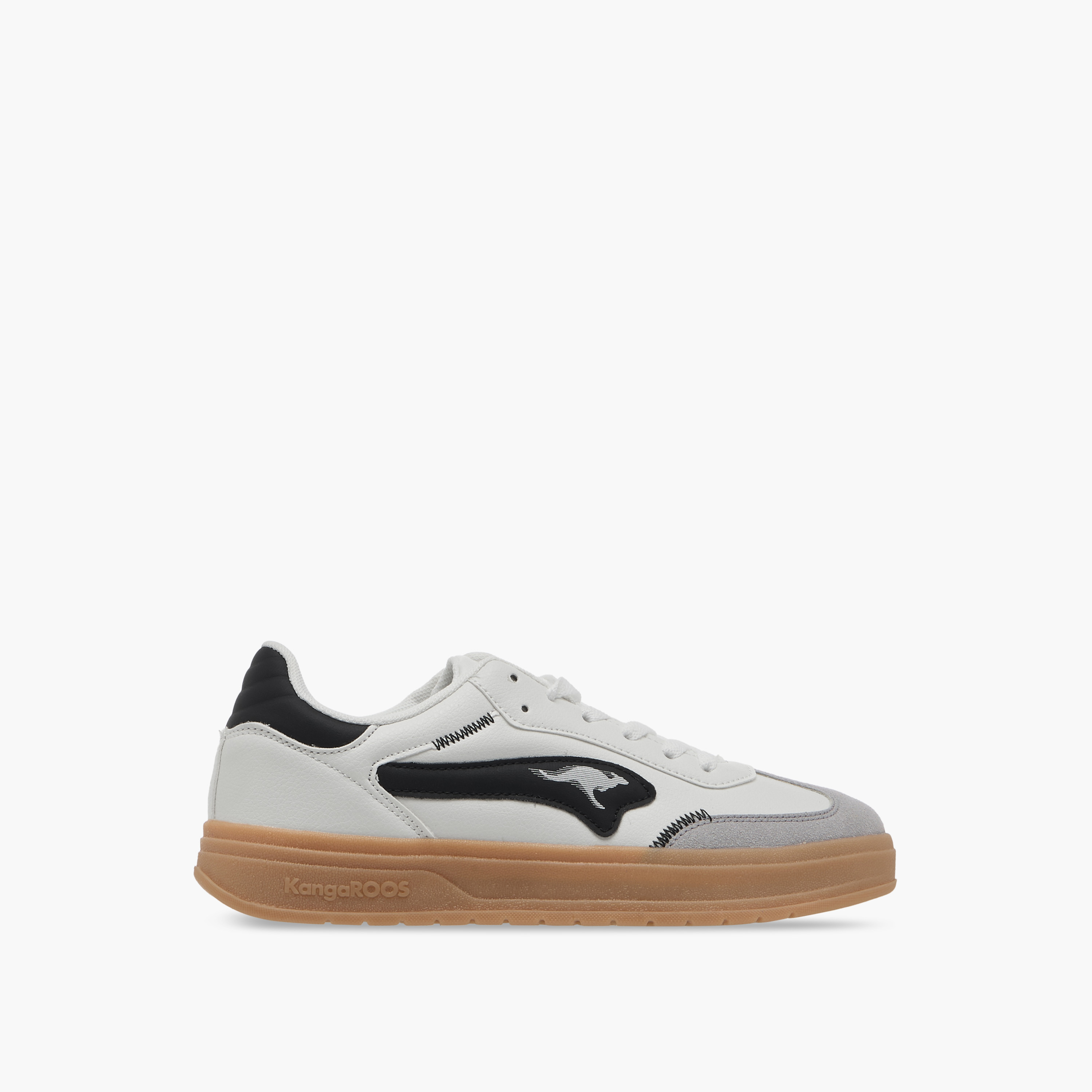 حذاء سنيكرز برباط إغلاق وتفاصيل الشعار للنساء من كانجاروس-women-shoes-sneakers-image-3