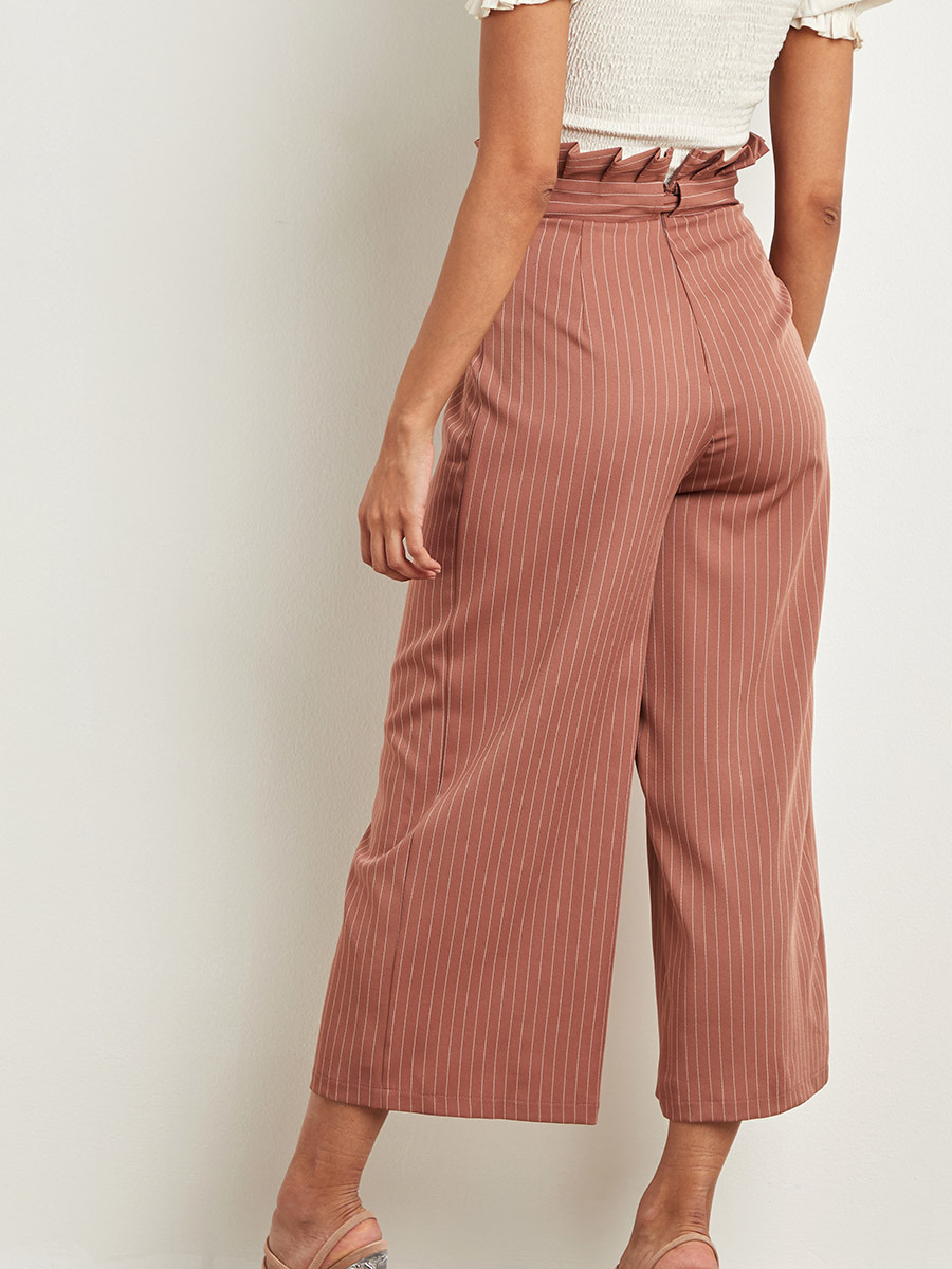 بنطلون بأرجل واسعة وخصر مطاطي من ستايلي-women-clothing-trousers-image-3
