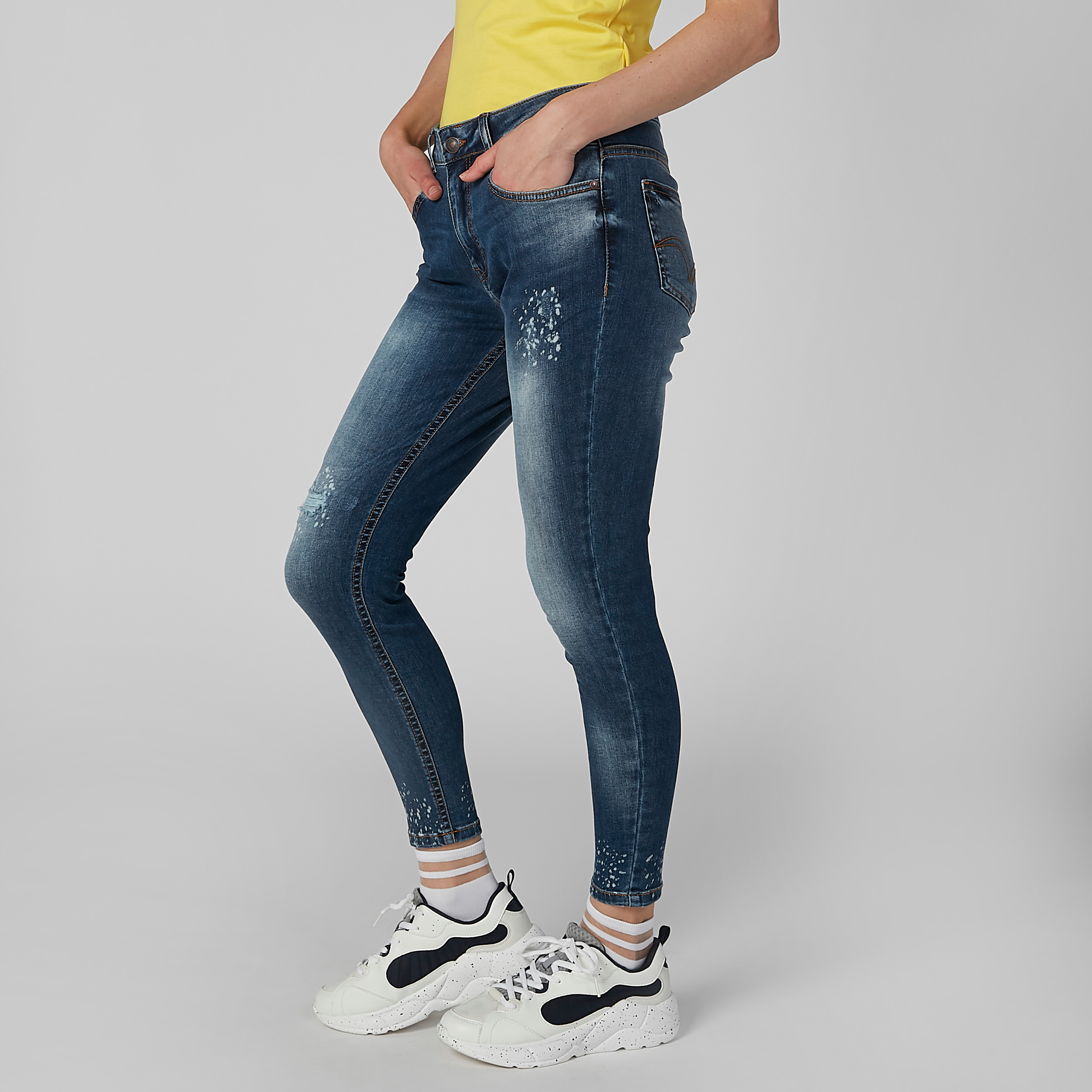 Lee cooper ripped jeans hotsell