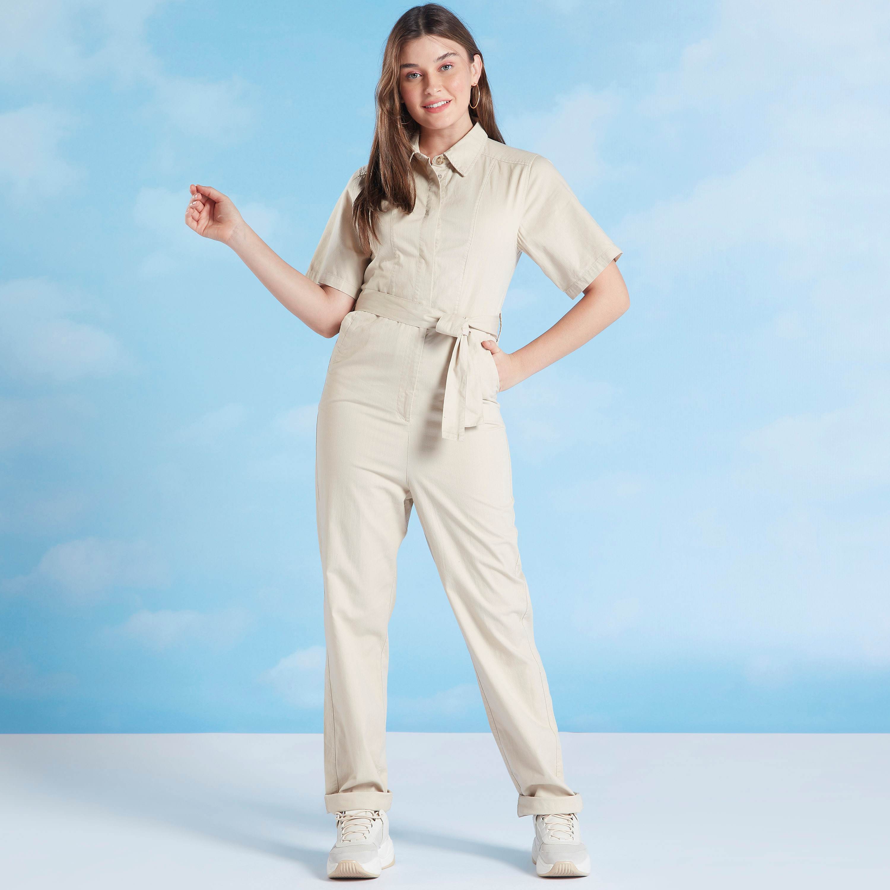 Buy Olive Jumpsuit & Playsuits for Girls by LEE COOPER Online | Ajio.com