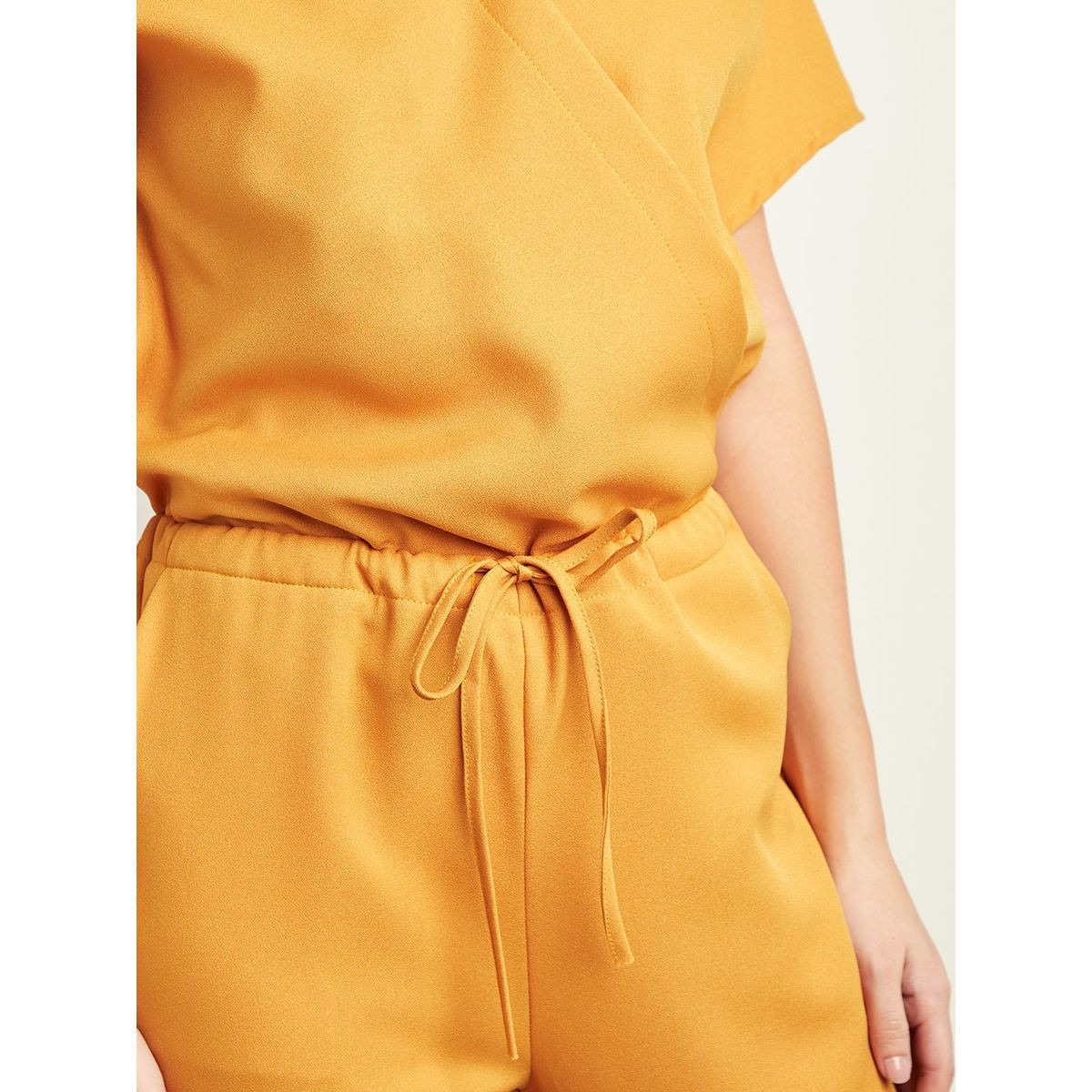 أفرول طويل سادة بخصر مطاطي من ستايلي-women-clothing-jumpsuits-image-4