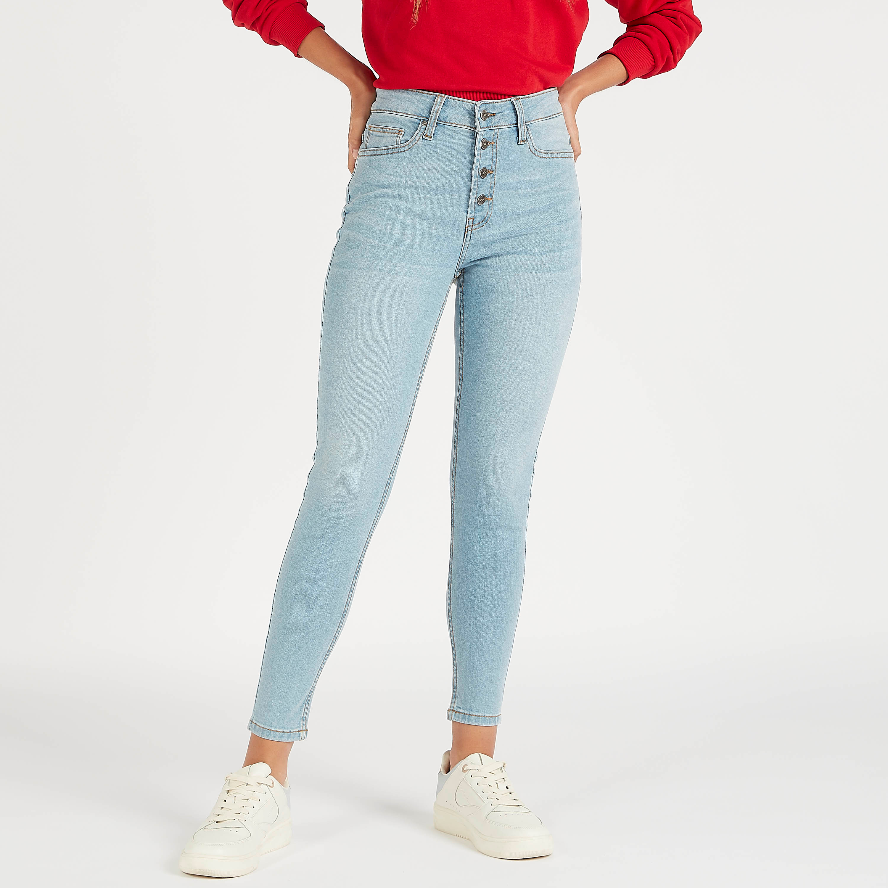 Lee cooper hot sale cropped jeans