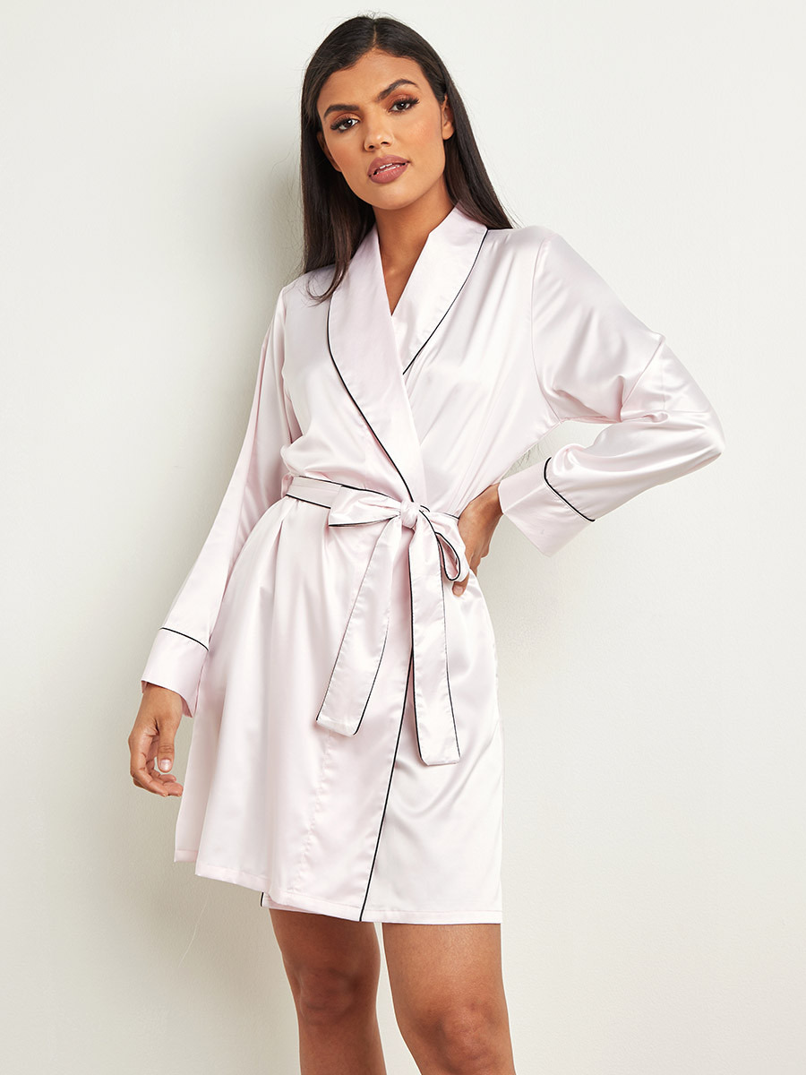 روب قصير مع حزام من ستايلي-women-clothing-nightwear-robes-image-5