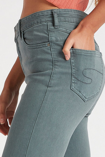 Sustainable Lee Cooper Solid Skinny Fit High-Rise Jeans