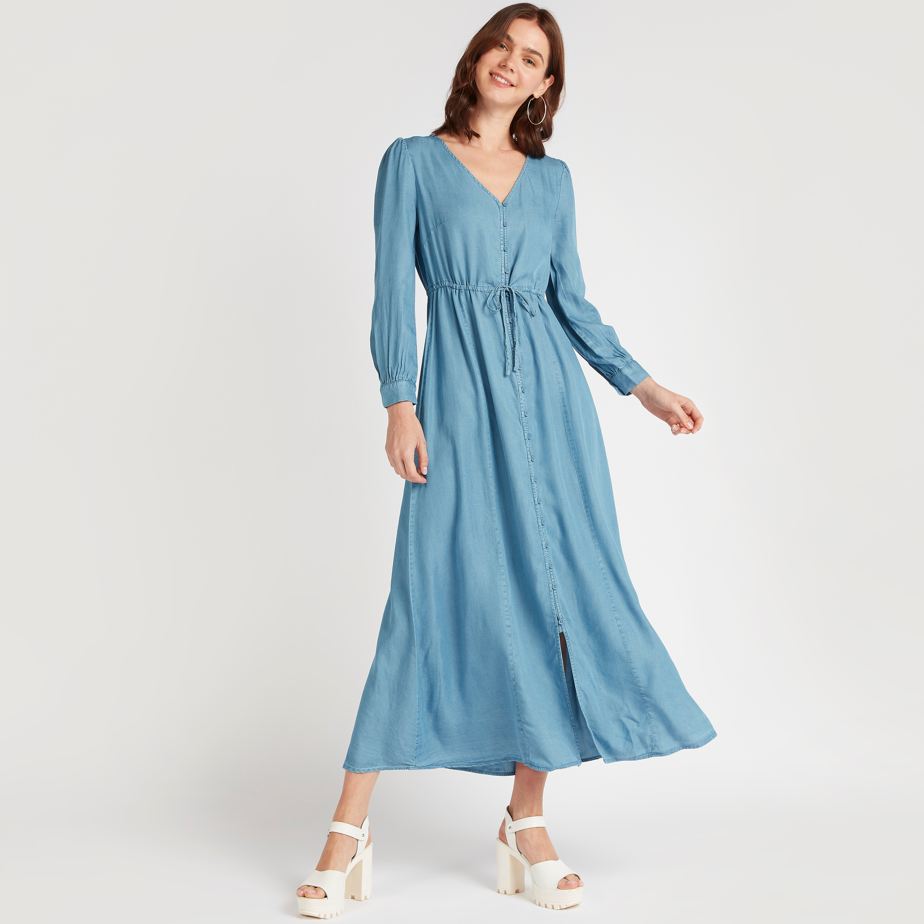 denim dress size 6 luvamia Casual Jean Dresses for Women 2026 Relaxed Fit Bay Blue 40 Waist (in) 23 95 Quick and Easy Color:55#-Orange Product ID:AP1E211499_AA002_M