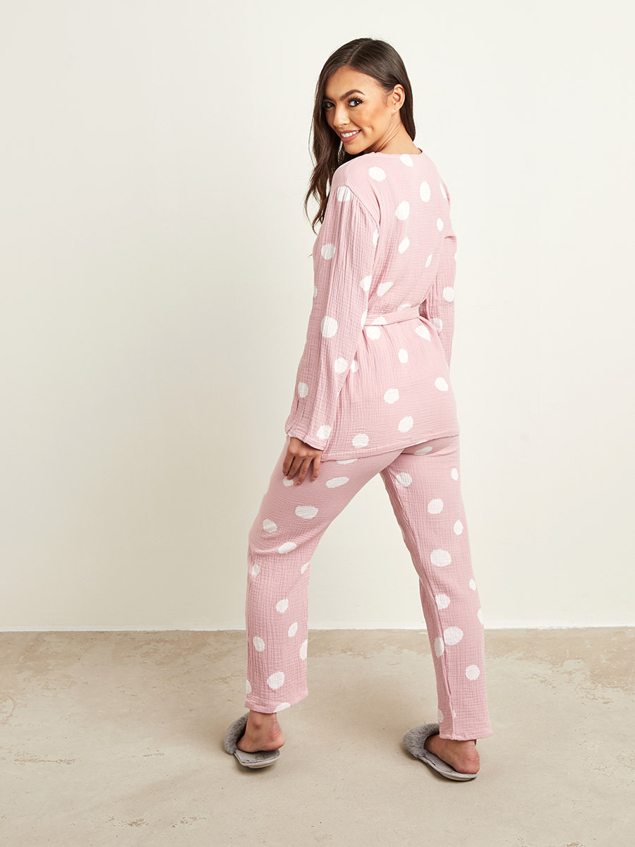 طقم بيجاما من 3 قطع من ستايلي-women-clothing-nightwear-pyjamas-longsets-image-6