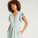 Lee Cooper Solid Maxi Shirt Dress with Tie-Up and Pockets-Dresses-thumbnailMobile-2