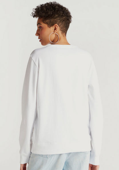 Lee Cooper Printed Sweatshirt with Long Sleeves
