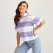 Lee Cooper Striped Polo T-shirt with Short Sleeves-Polos-thumbnailMobile-0