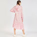 Lee Cooper Checked Midi Dress with Hood and Long Sleeves-Dresses-thumbnail-3