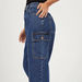 Lee Cooper Solid Denim Jeans with Pockets and Button Closure-Jeans-thumbnailMobile-4