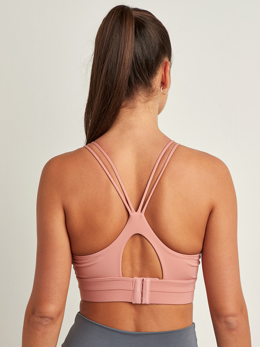 Styli Cut-Out Back Detail Firm Support Sports Bra-women-clothing-sportswearandactivewear-sportsbras-image-1
