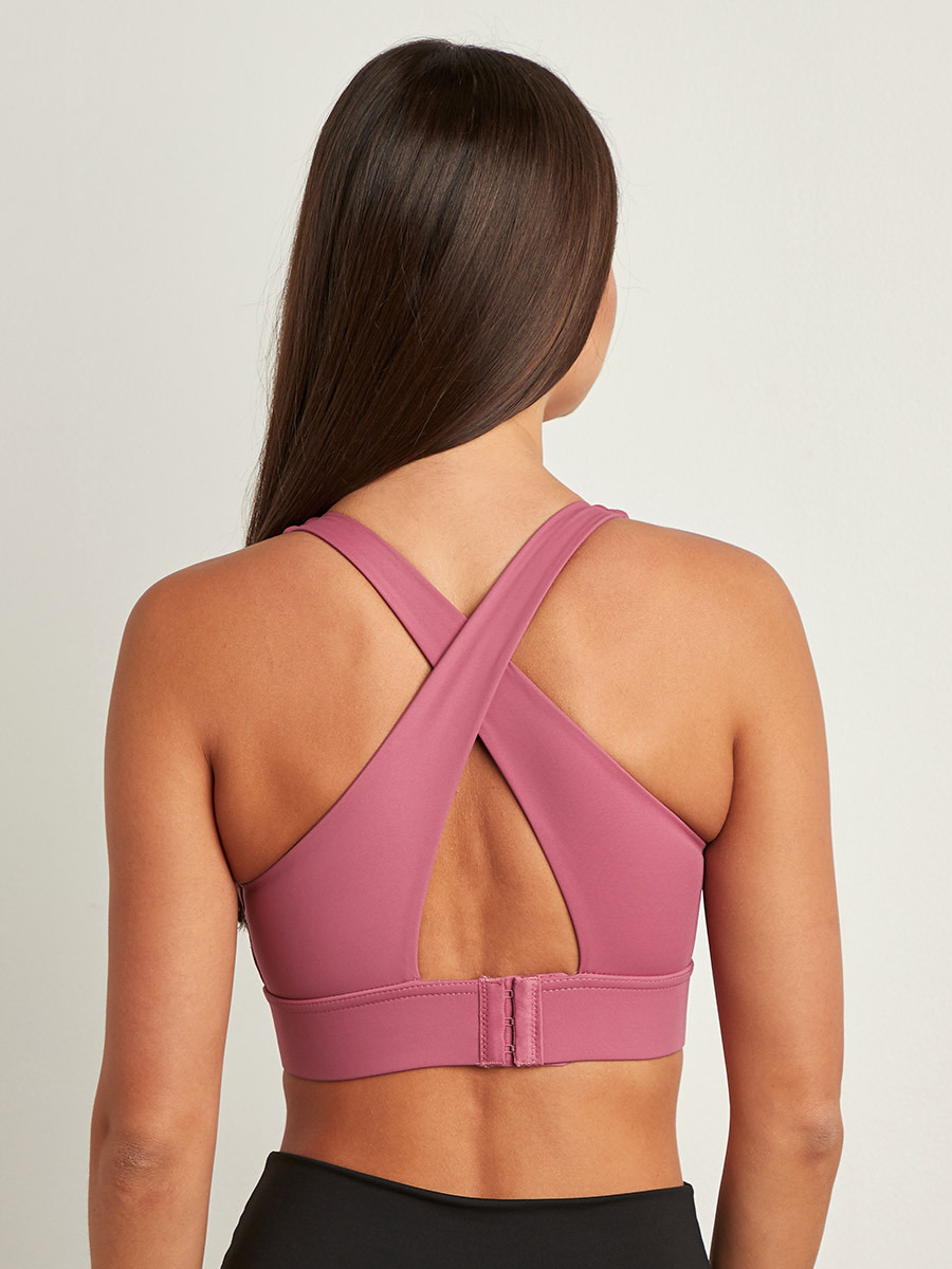 Styli Crossback Strap Firm Support Sports Bra-women-clothing-sportswearandactivewear-sportsbras-image-2
