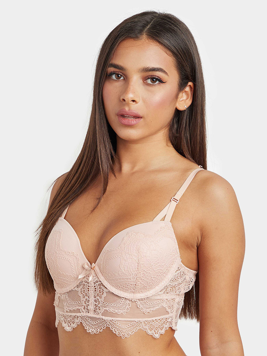 طقم بكيني وصدرية مطبنة رافعة للصدر من ستايلي-women-clothing-lingerie-lingeriesets-image-3