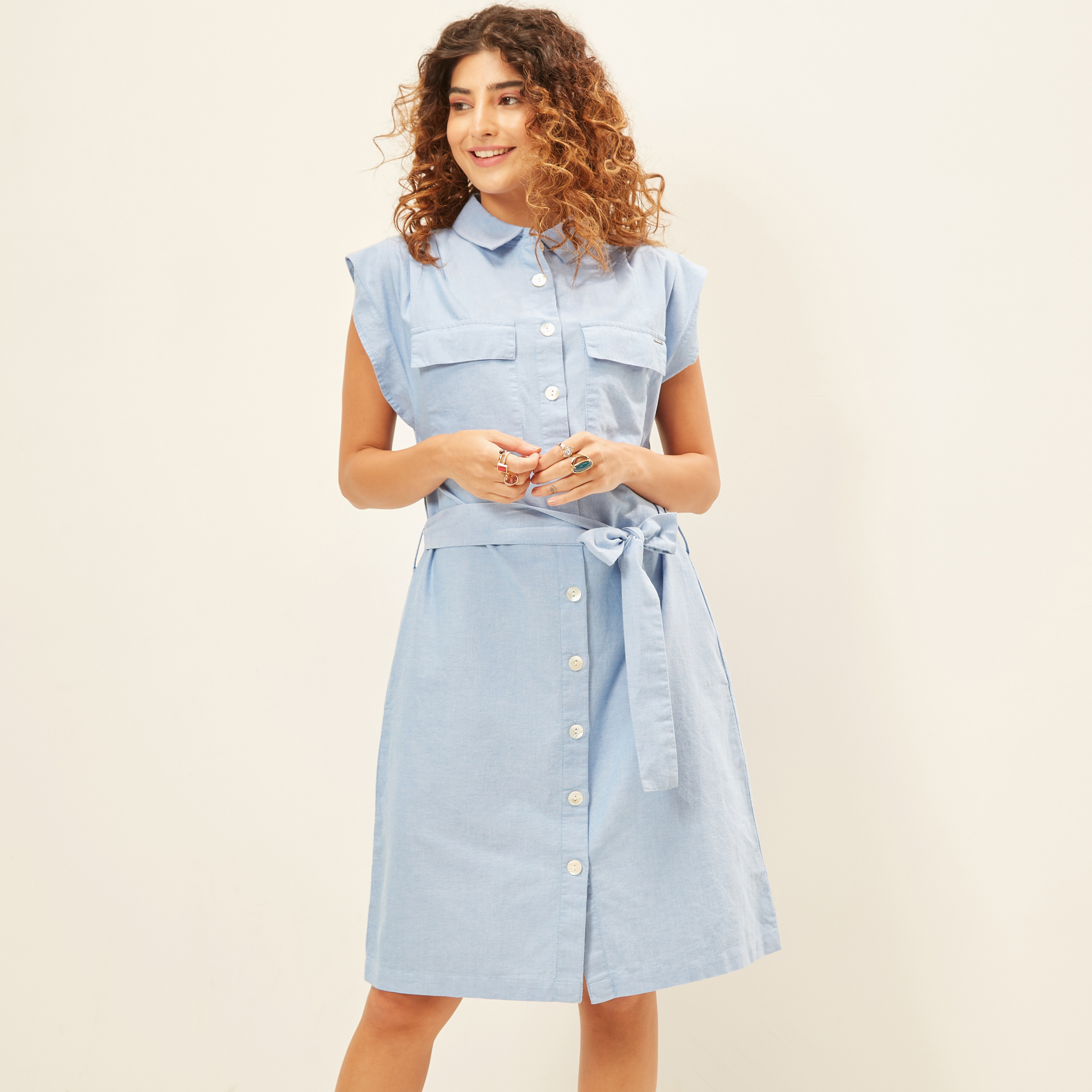 Lee Cooper X H&M Denim Shirt Dress Slouch Uk Size 4 | eBay
