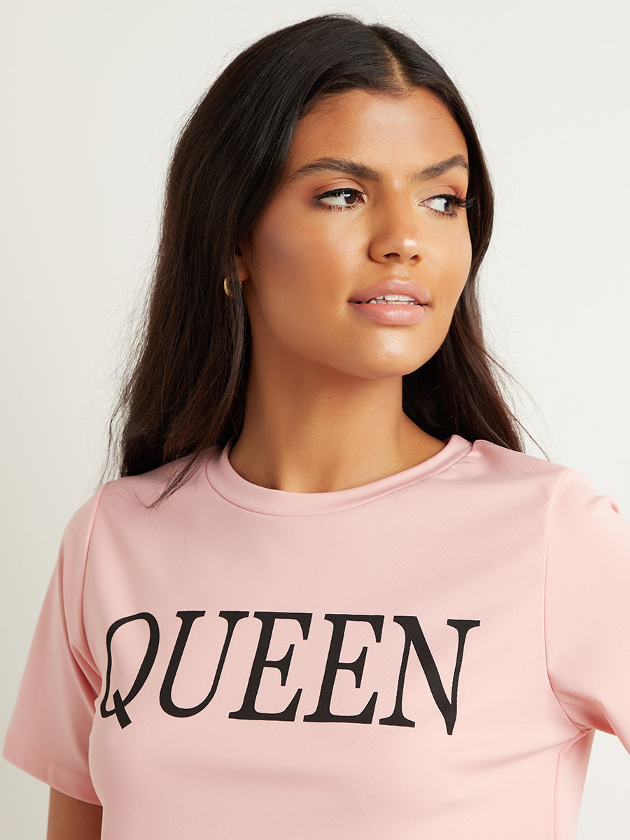 مجموعة من تيشيرت مطبوع وبنطلون بيجاما من ستايلي-women-clothing-nightwear-pyjamas-bottoms-image-5