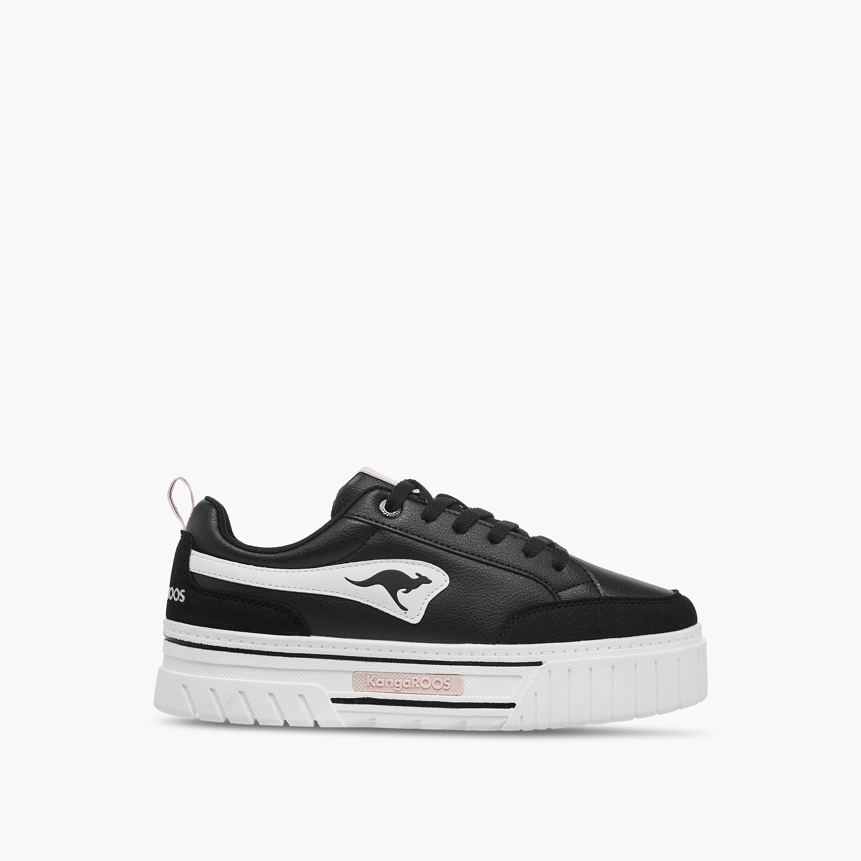 KangaROOS Women's Panelled Lace-Up Sneakers-women-shoes-sneakers-image-3