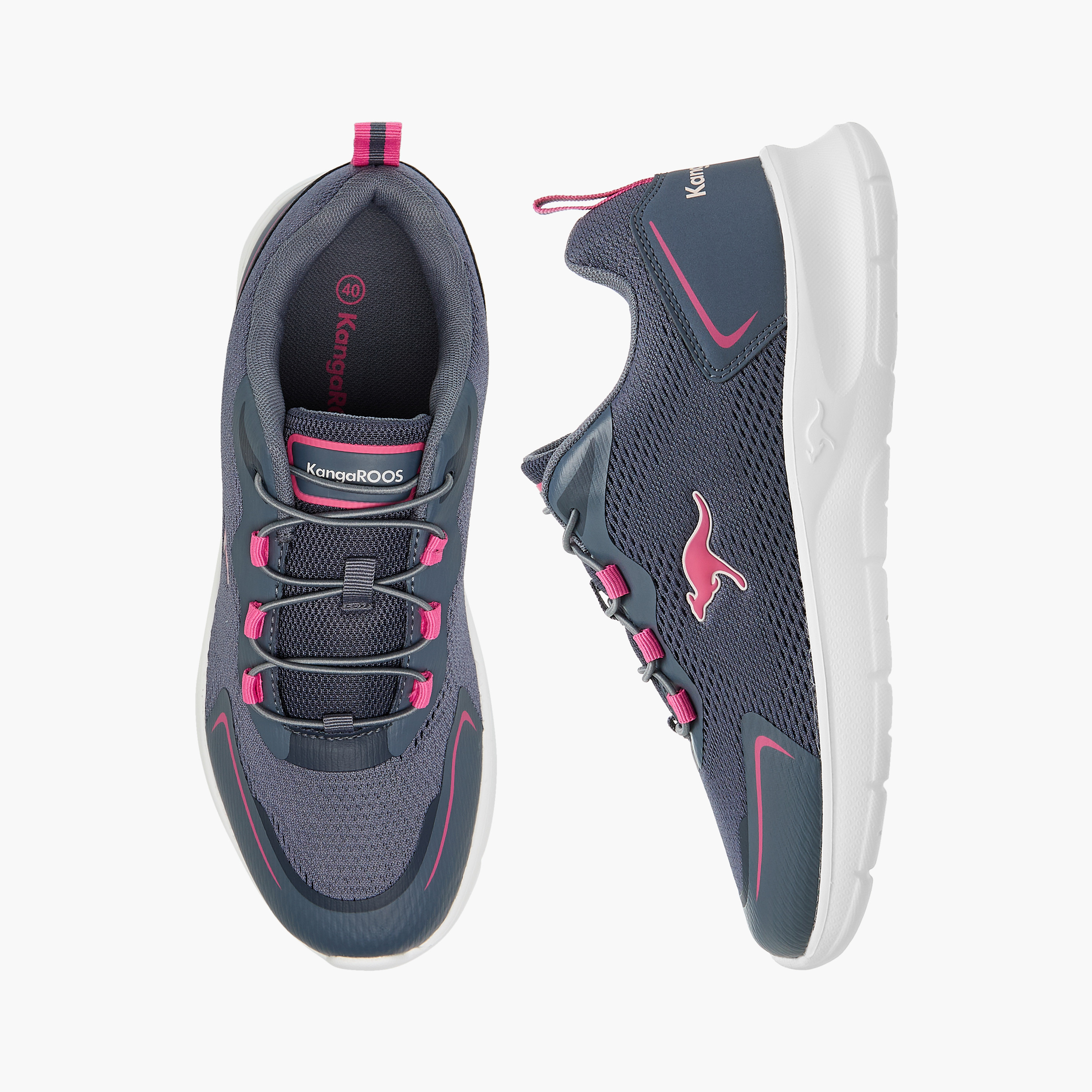 KangaROOS Women's Panelled Lace-Up Sports Shoes-women-shoes-sports-image-1