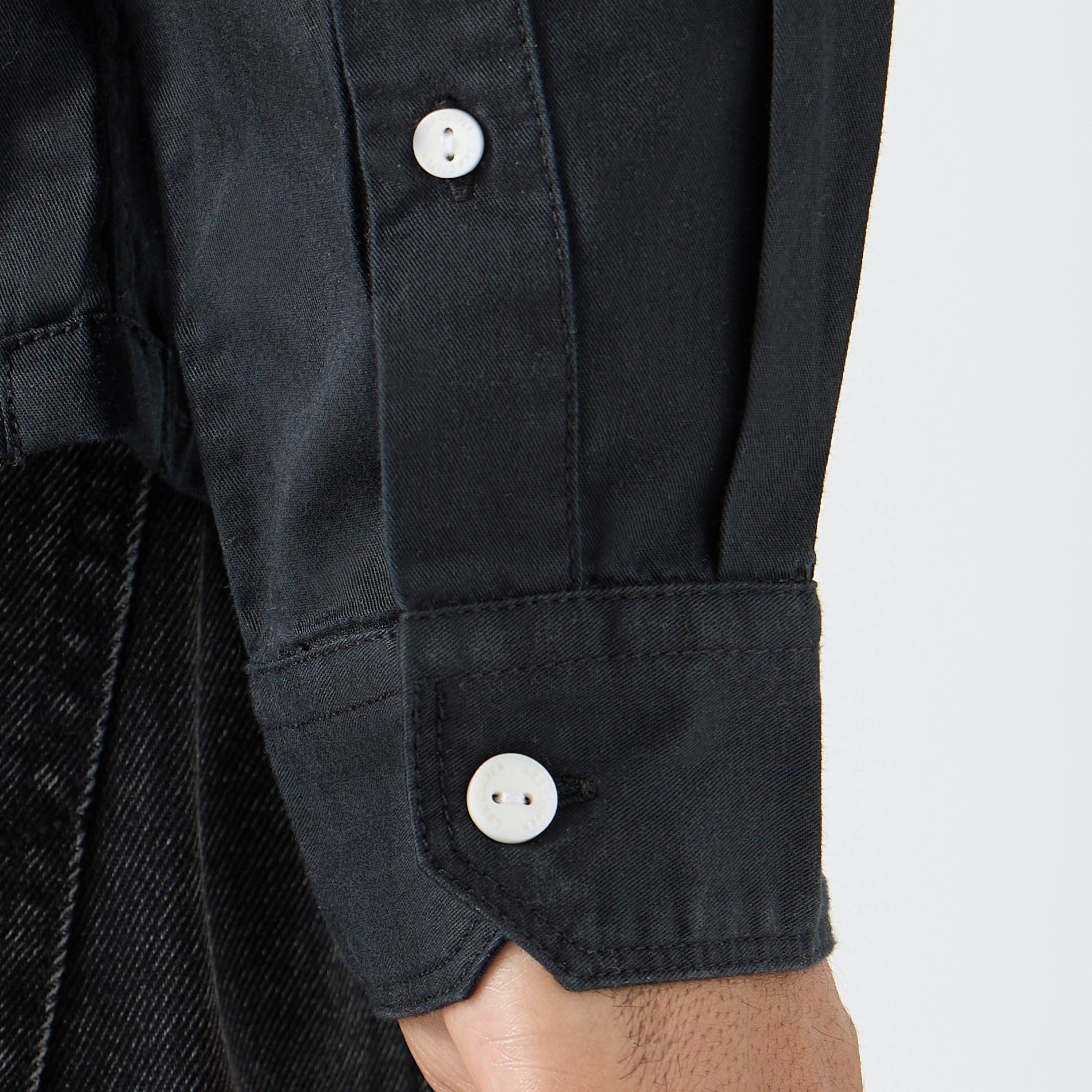 Lee Cooper Solid Shirt with Pocket and Long Sleeves-men-clothing-shirts-image-5