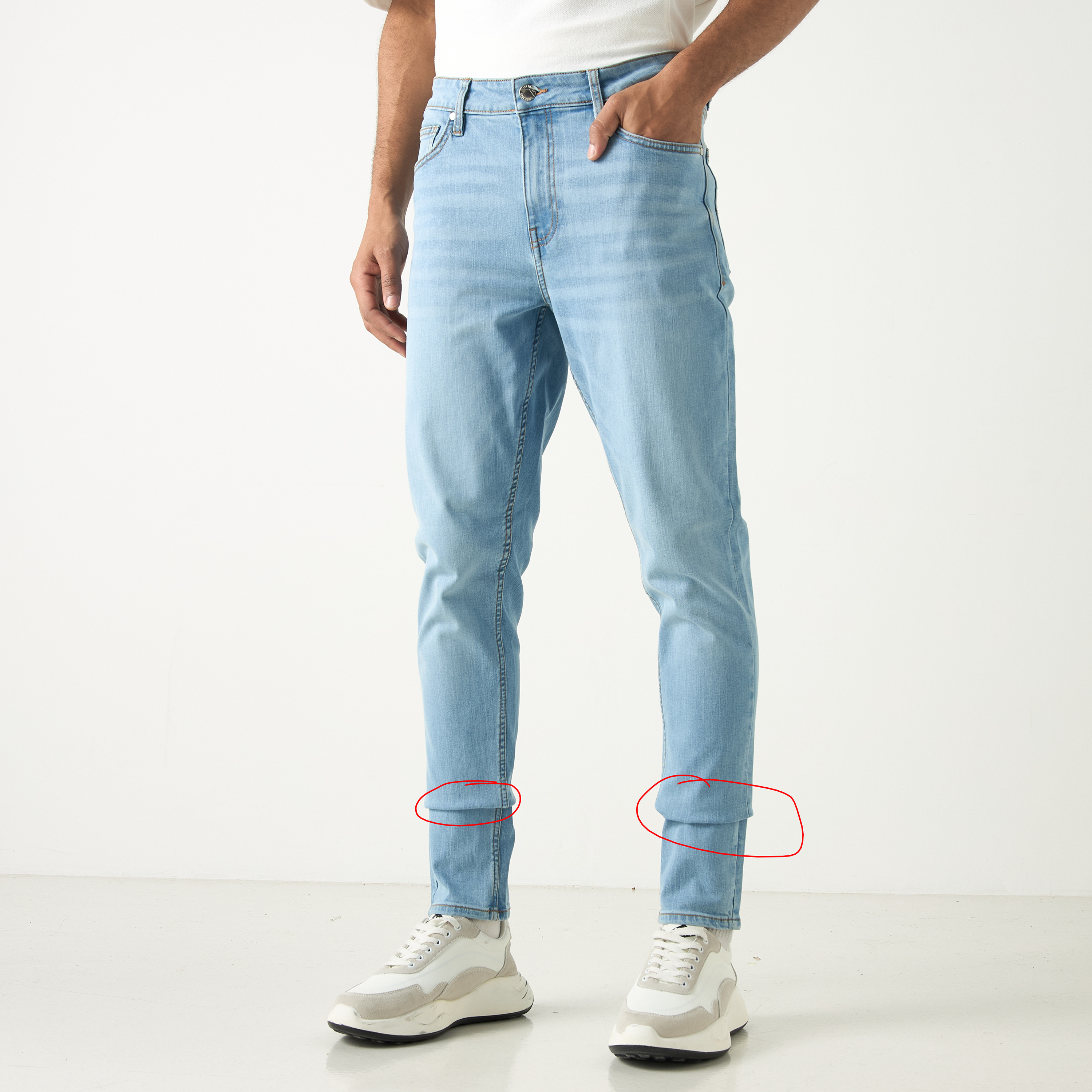 Lee Cooper Skinny Fit Mid-Rise Jeans with Pockets-men-clothing-bottoms-jeans-image-6
