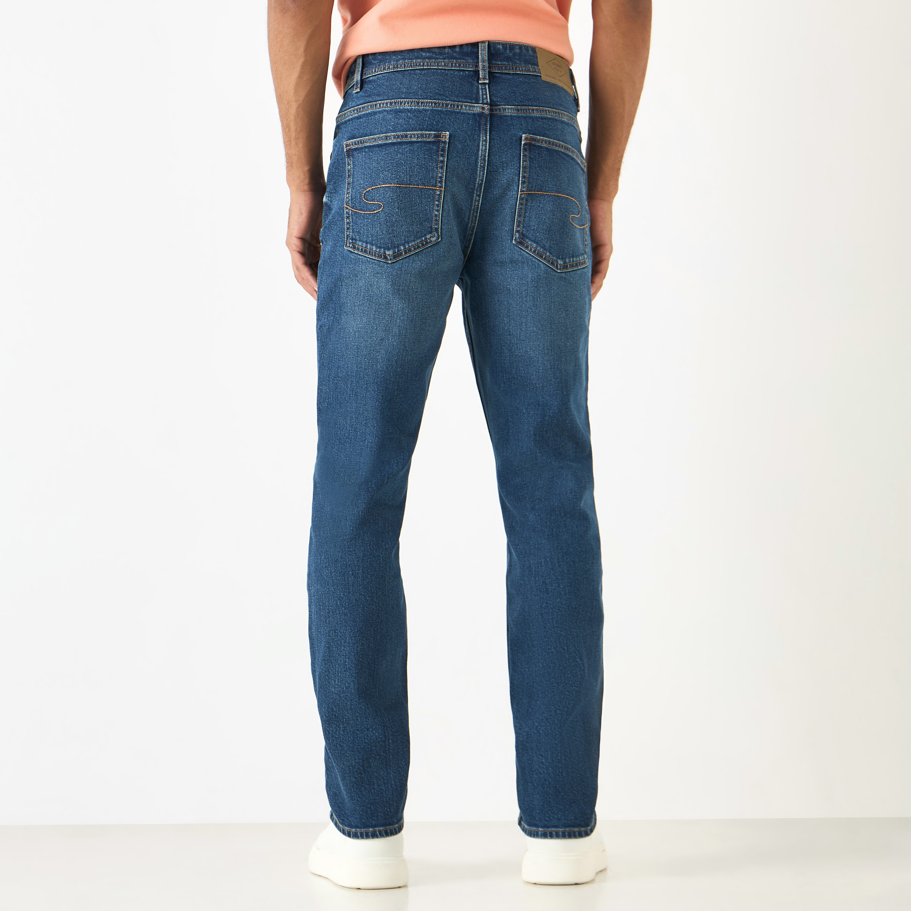 Lee Cooper Slim Fit Jeans with Pockets-men-clothing-bottoms-jeans-image-3