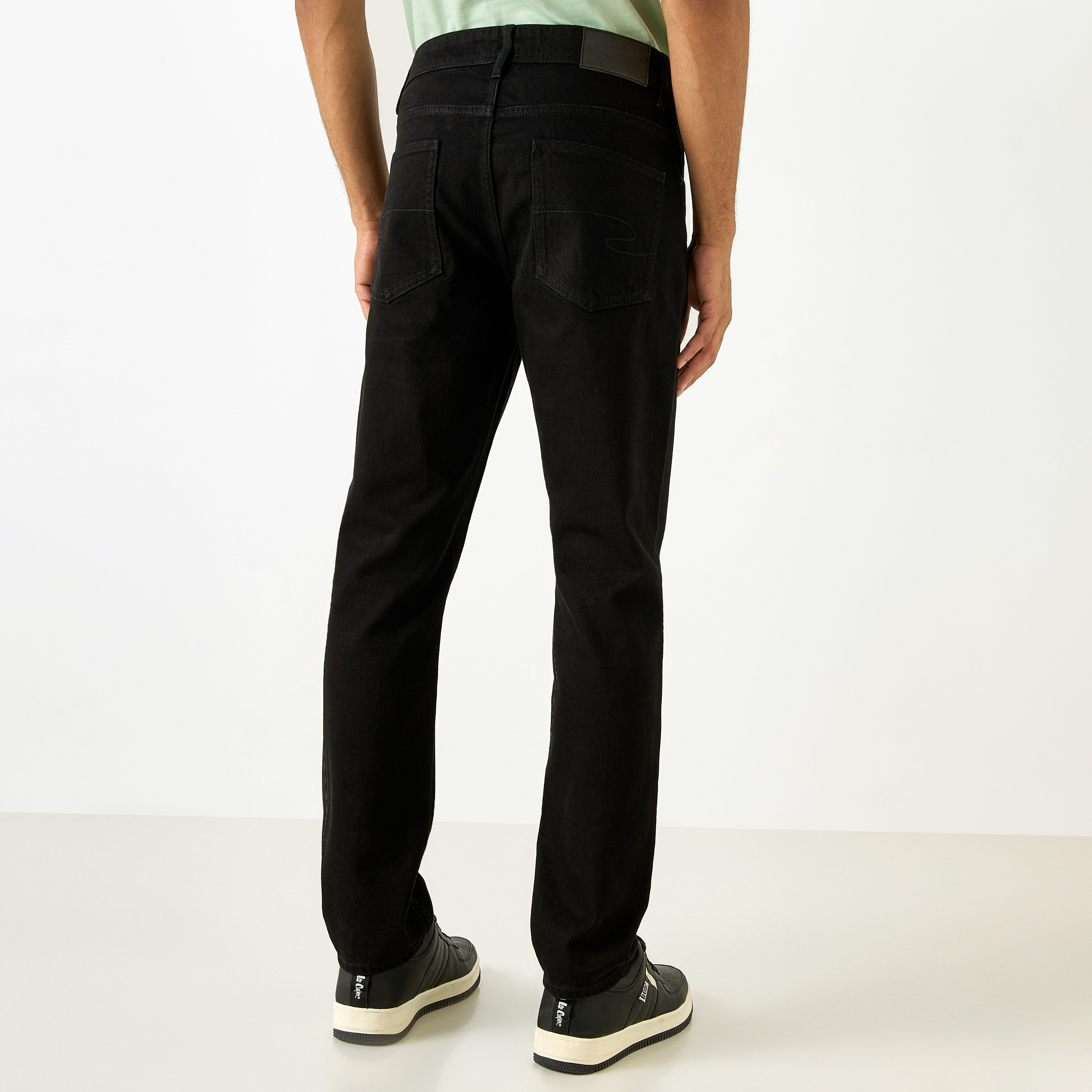 Lee Cooper Slim Fit Jeans with Pockets-men-clothing-bottoms-jeans-image-3
