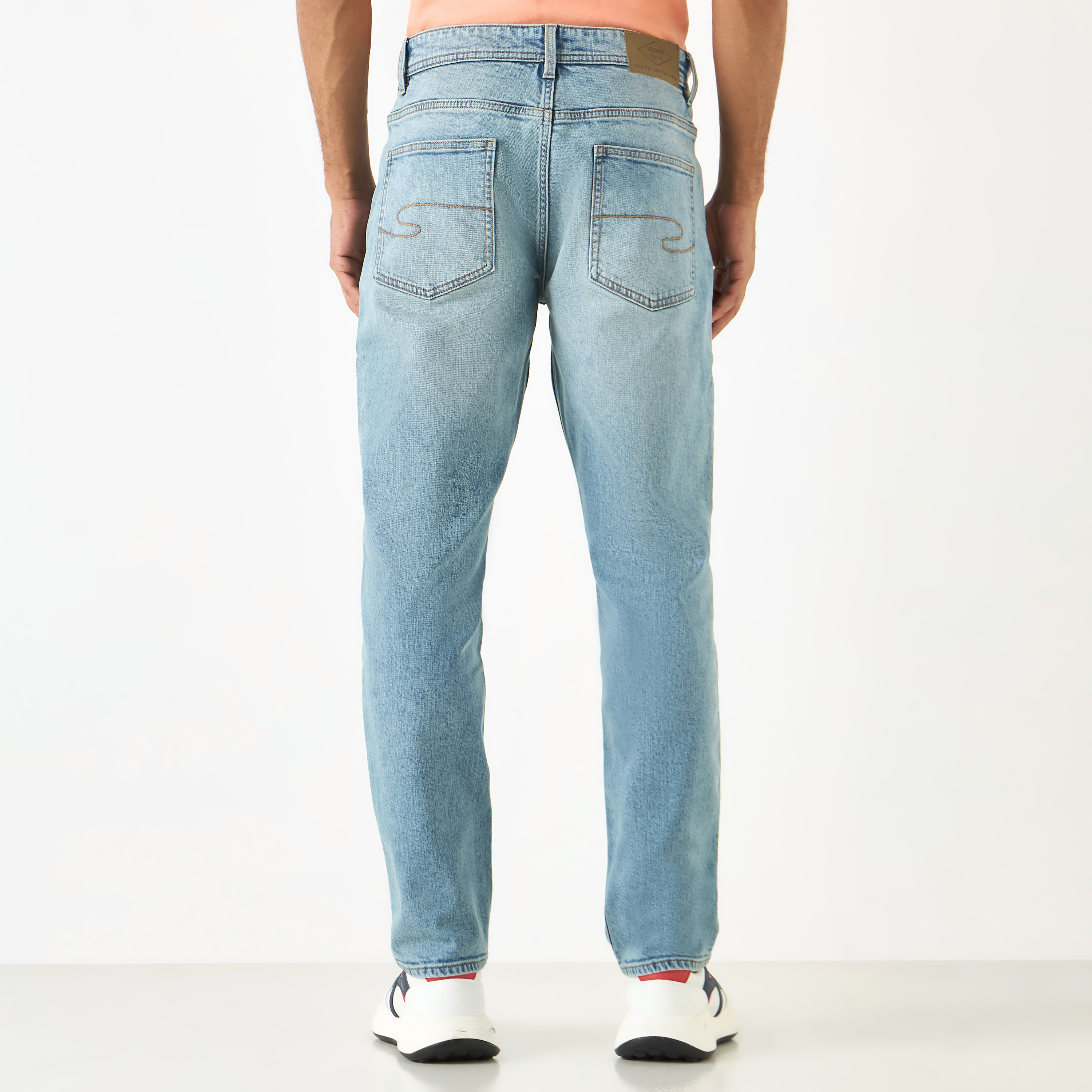 Lee Cooper Slim Fit Jeans with Pockets-men-clothing-bottoms-jeans-image-3