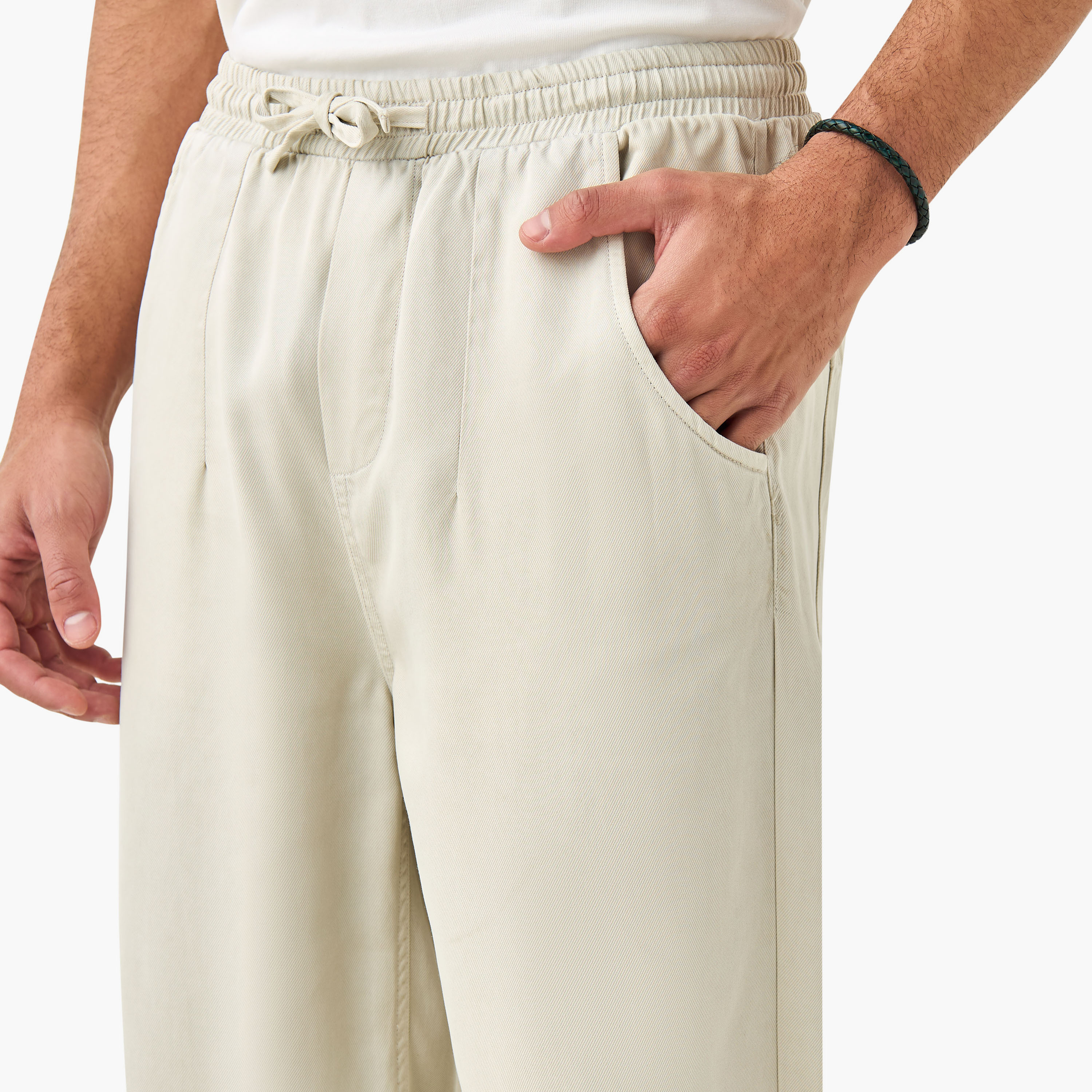Lee Cooper Relaxed Fit Pants with Drawstring Closure and Pockets-men-clothing-bottoms-joggers-image-4