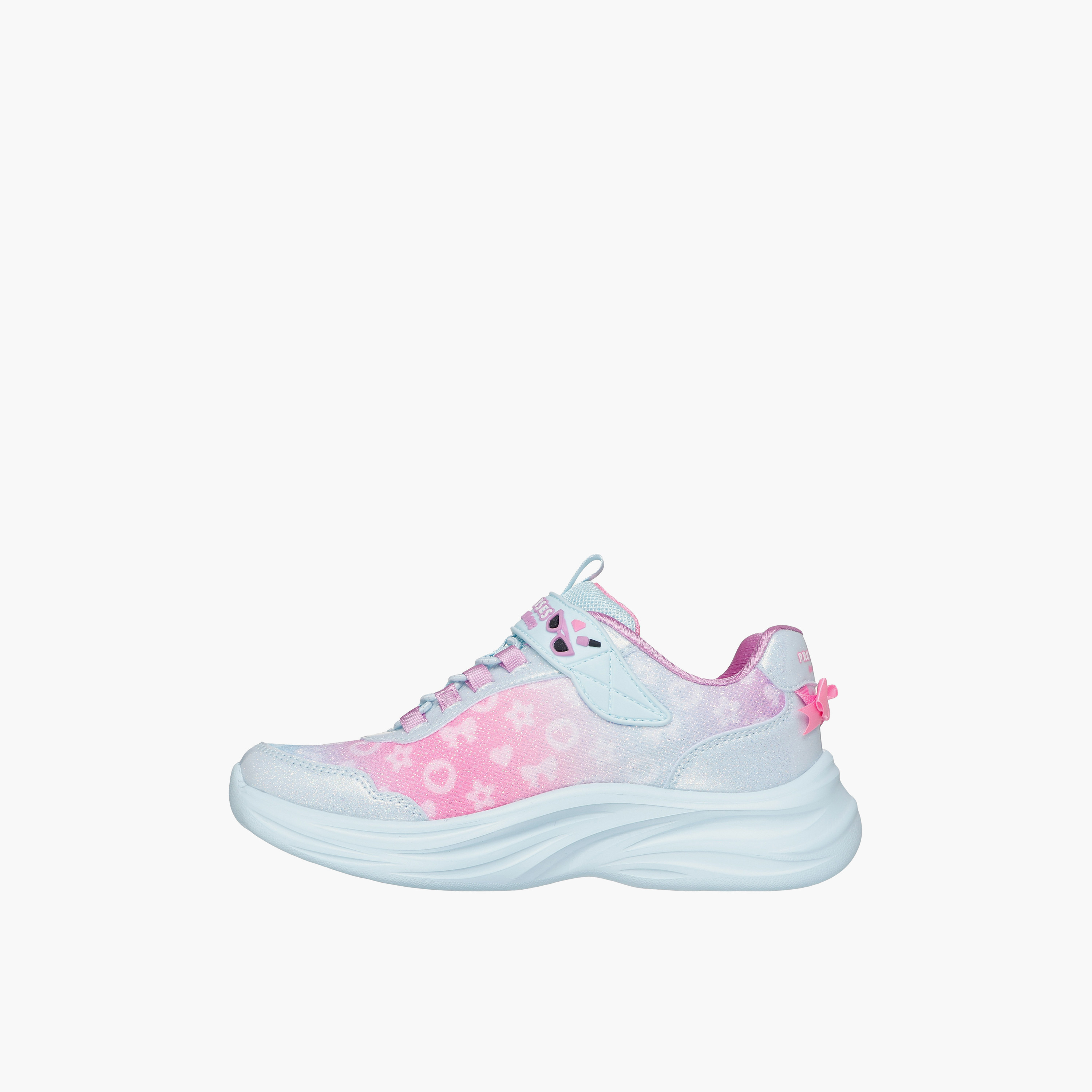 Skechers Girls POWER JAMS 2.0 Hook & Loop Sneakers - 302199L-AQMT-CP-sports-girls-shoes-image-4