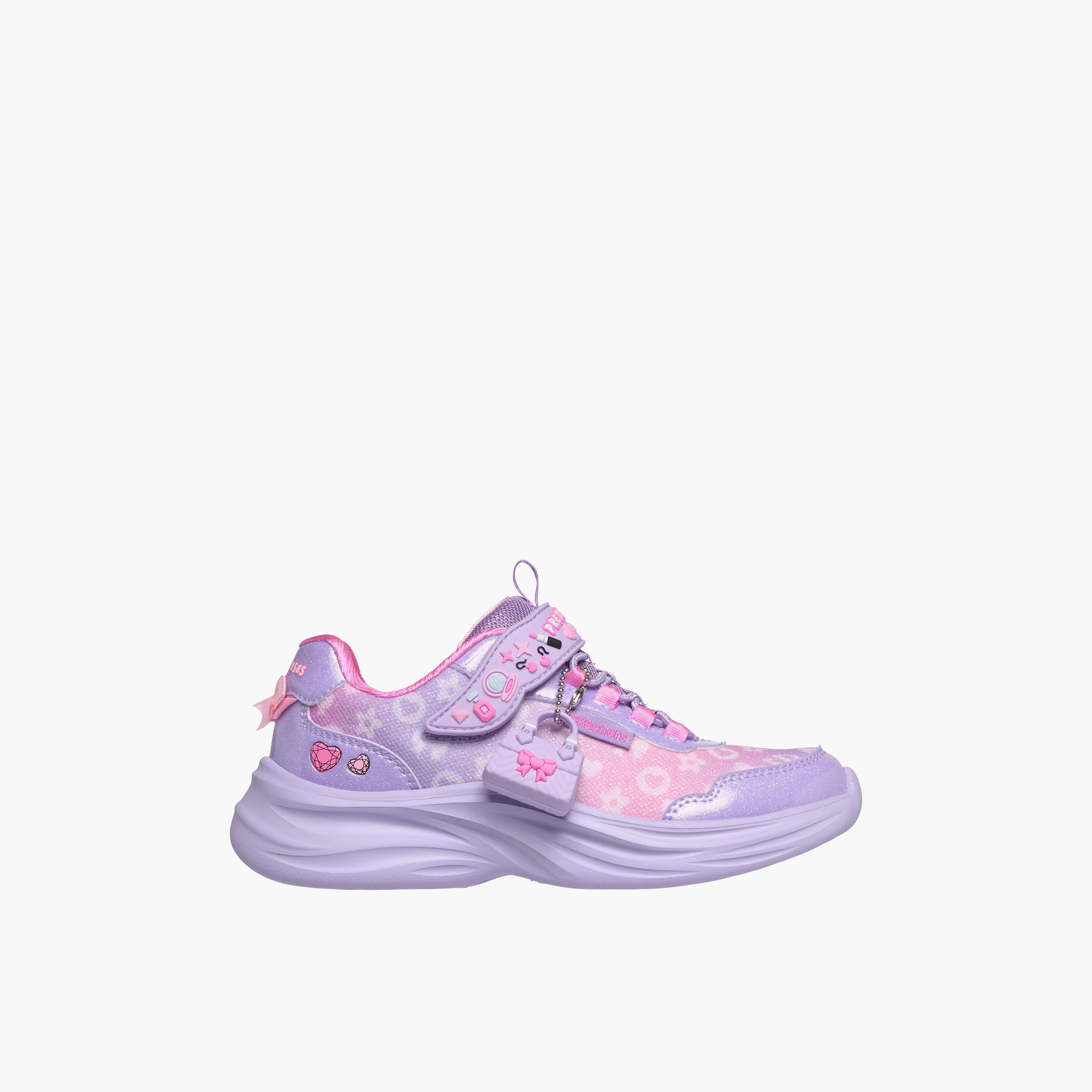 Skechers Girls POWER JAMS 2.0 Hook & Loop Sneakers-girls-shoes-sports-image-3