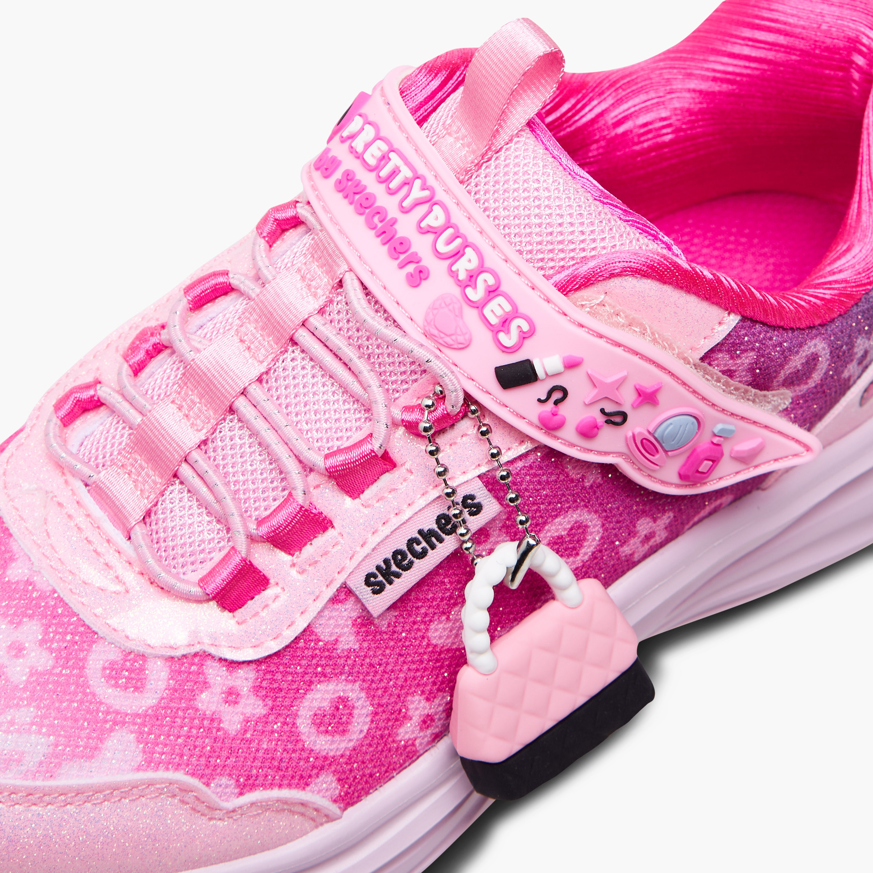 Skechers Girls Power Jams Hook & Loop Running Shoes-girls-shoes-sports-image-4