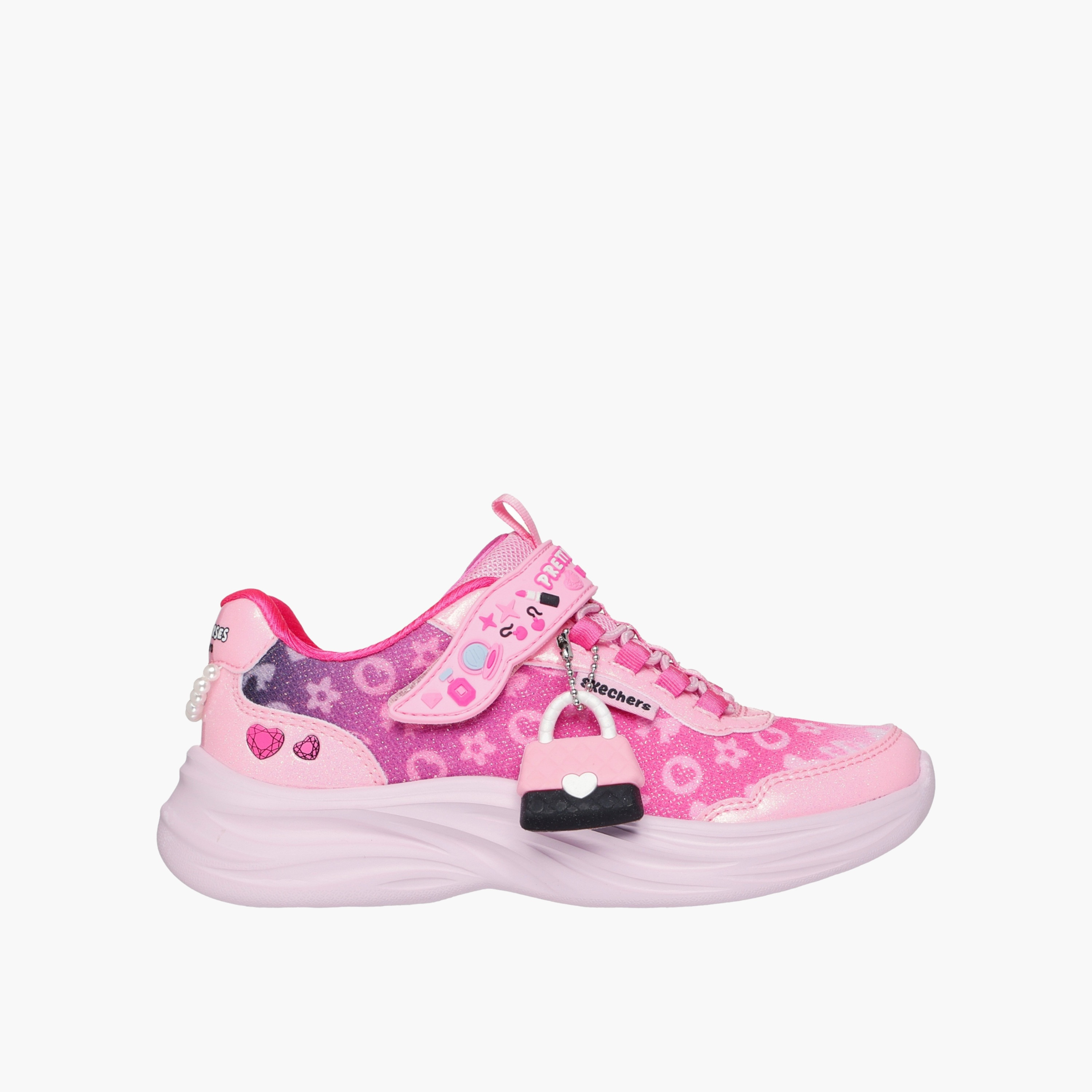 حذاء رياضي بشريط إغلاق أل جيه أو باور جامز للبنات من سكيتشرز-girls-shoes-sneakers-image-2
