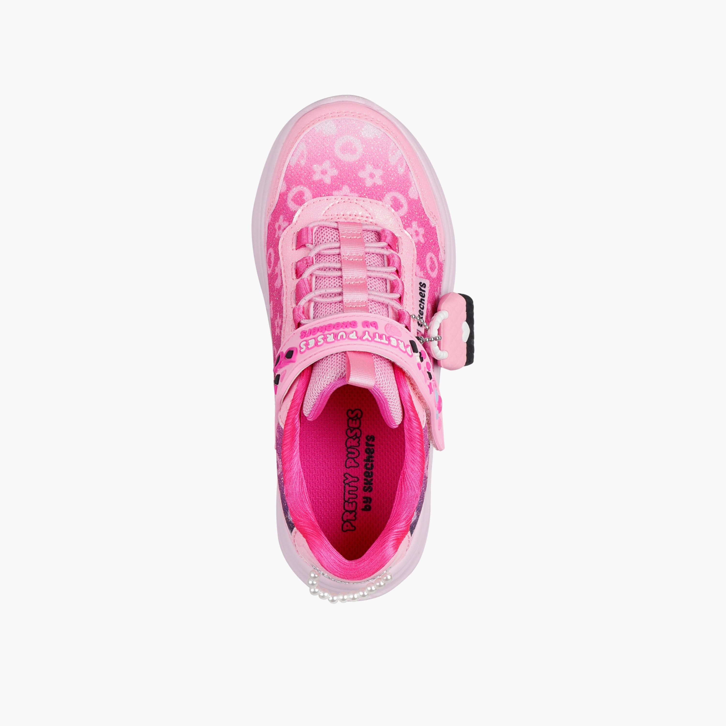 حذاء رياضي بشريط إغلاق أل جيه أو باور جامز للبنات من سكيتشرز-girls-shoes-sneakers-image-3