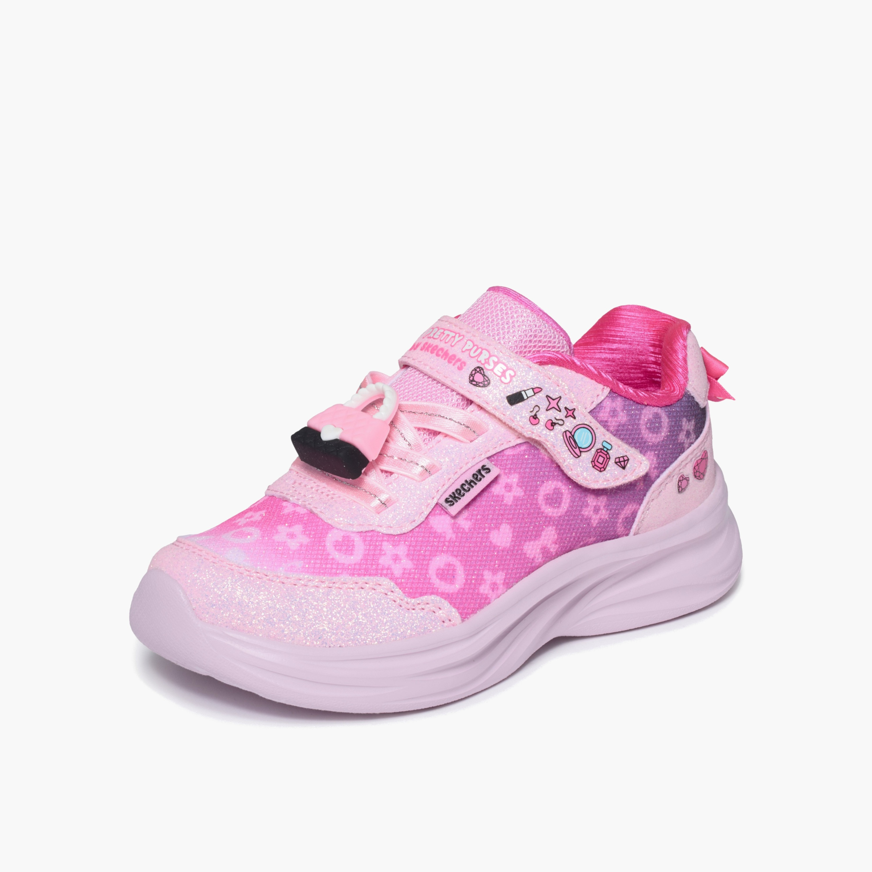 حذاء رياضي بشريط إغلاق أل جيه أو باور جامز للبنات من سكيتشرز-girls-shoes-sneakers-image-4