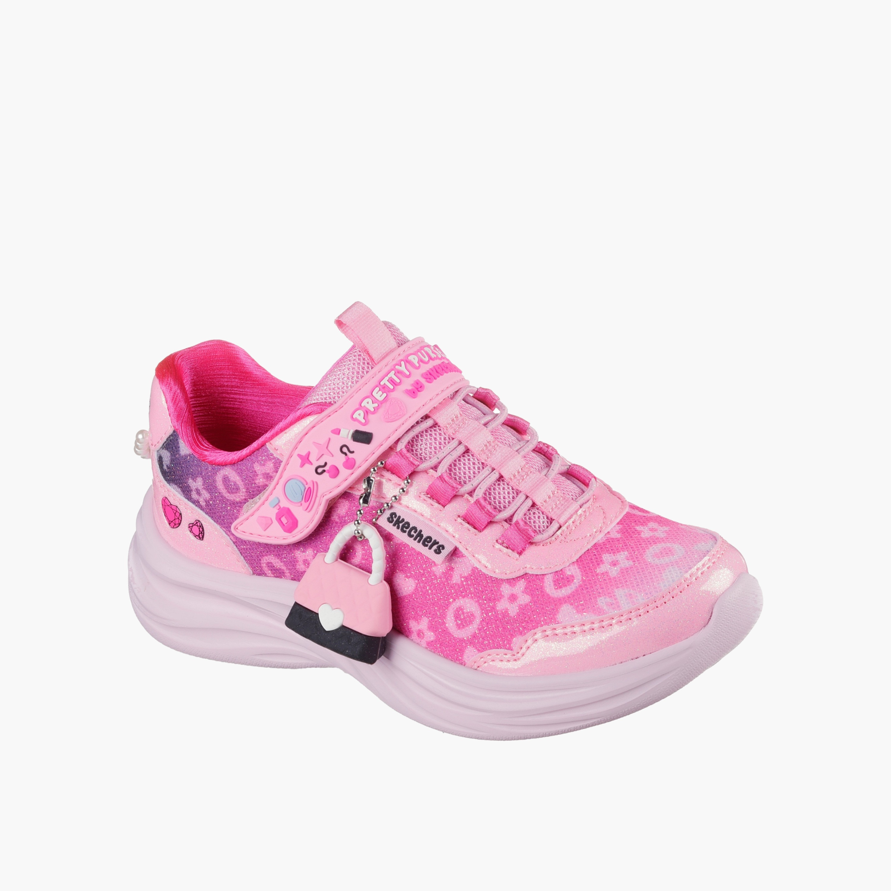 حذاء رياضي بشريط إغلاق أل جيه أو باور جامز للبنات من سكيتشرز-girls-shoes-sneakers-image-6