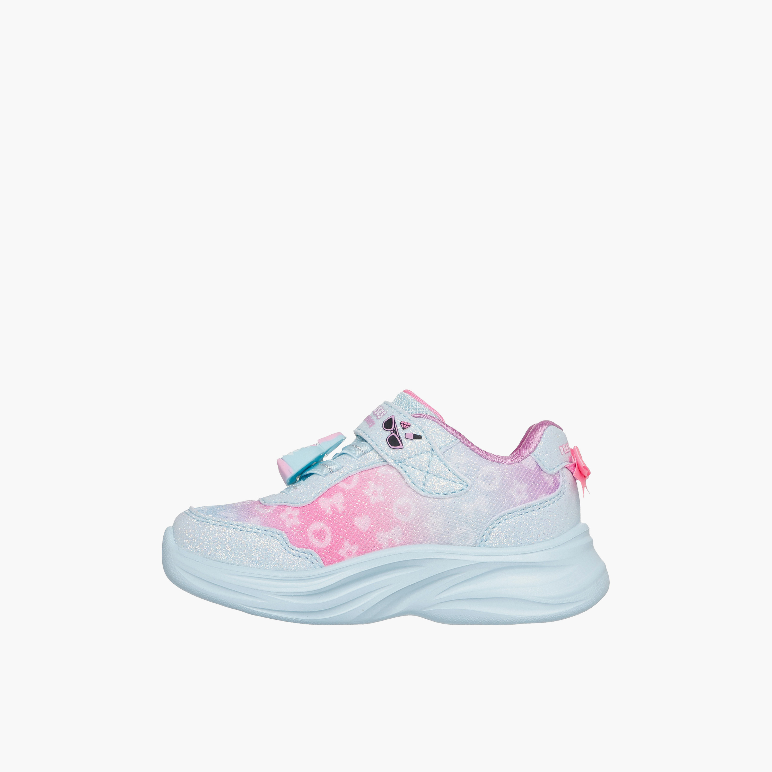 Skechers Girls POWER JAMS 2.0 Hook & Loop Sneakers-baby-girls-shoes-closedshoes-image-1