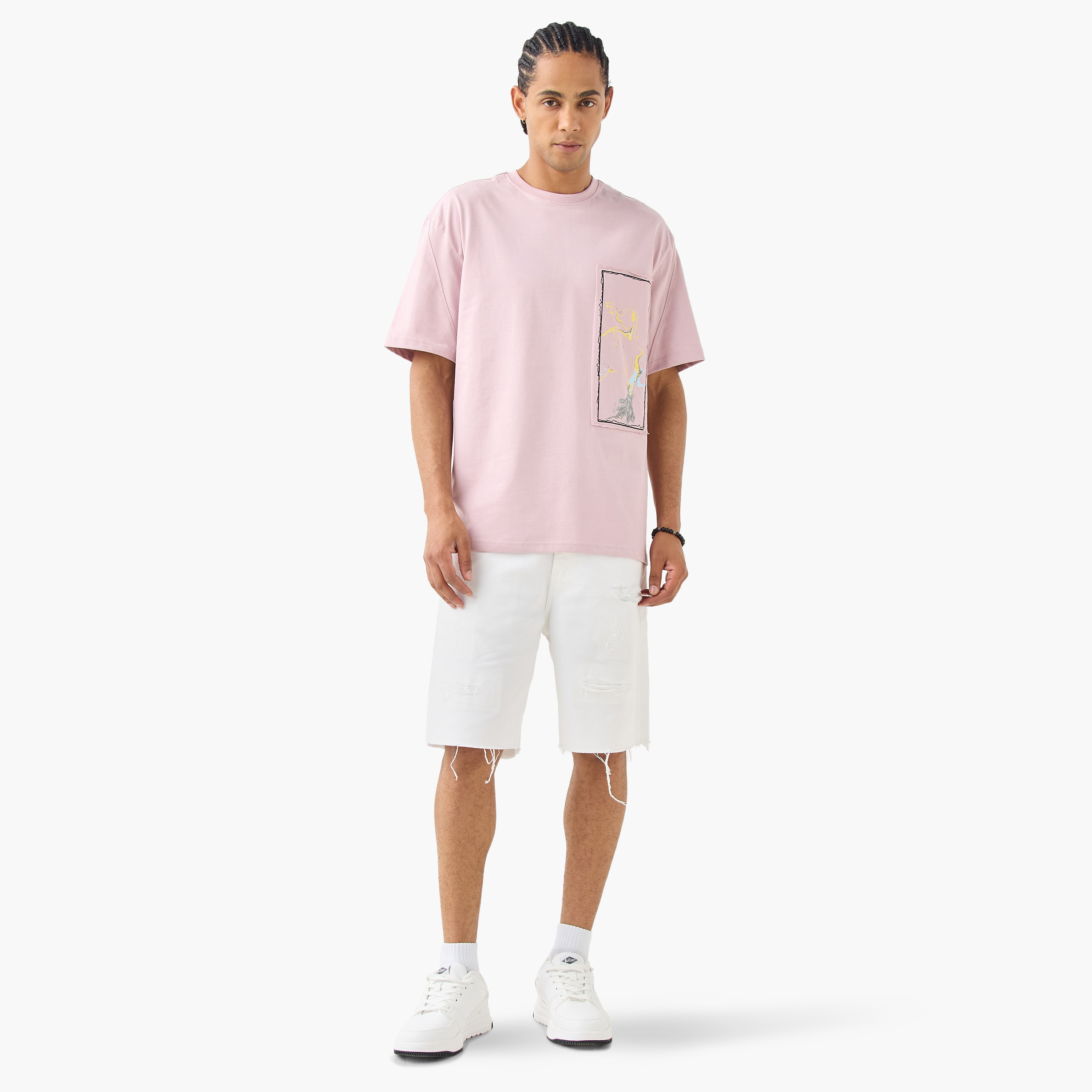 Lee Cooper Applique Detail Crew Neck T-shirt-men-clothing-tshirtsandpolos-tshirts-image-2