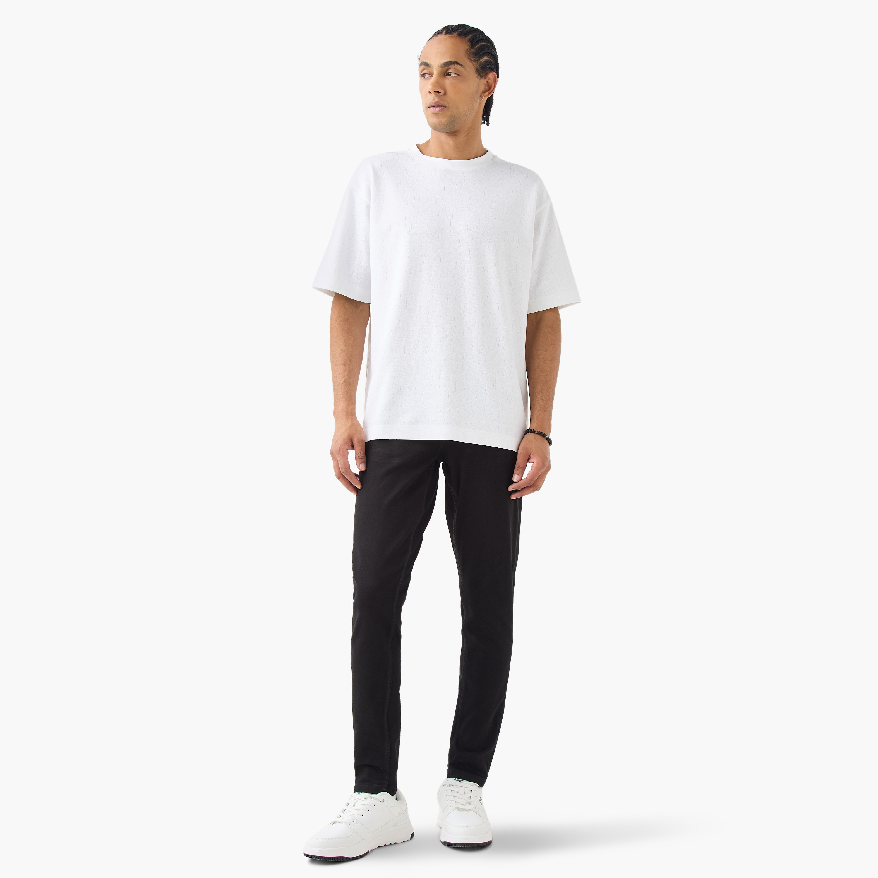 بنطلون جينز ضيق بزر إغلاق وجيوب من لي كوبر-men-clothing-jeans-image-2