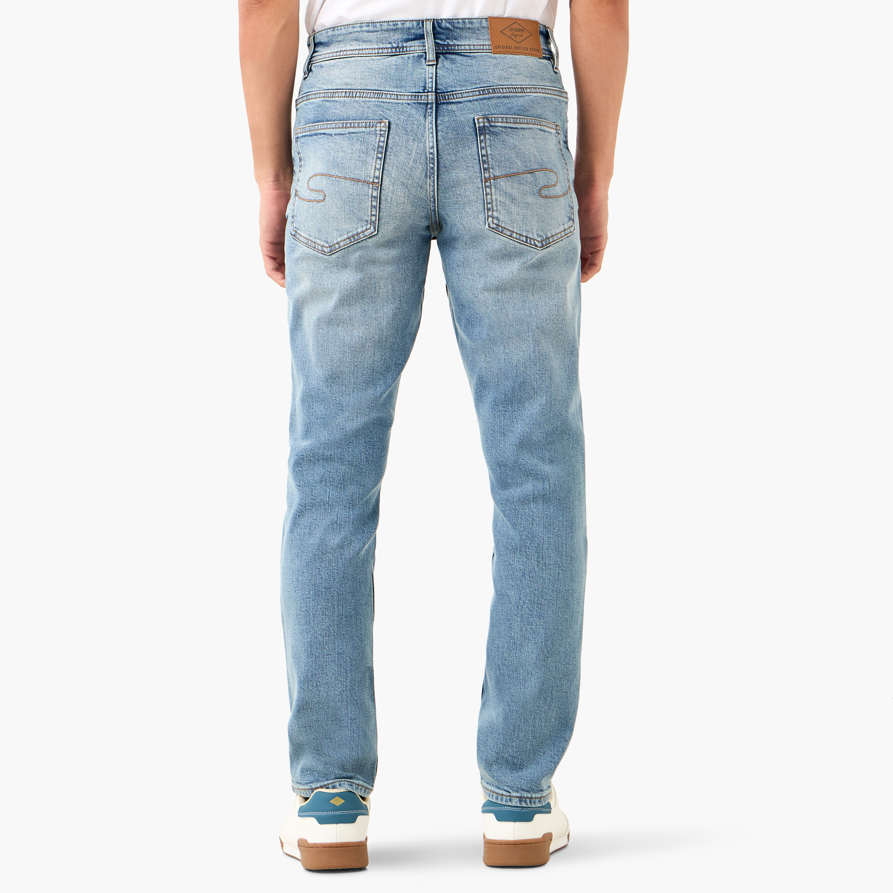 بنطلون جينز بقصّة سليم للرجال من لي كوبر-men-clothing-jeans-image-3