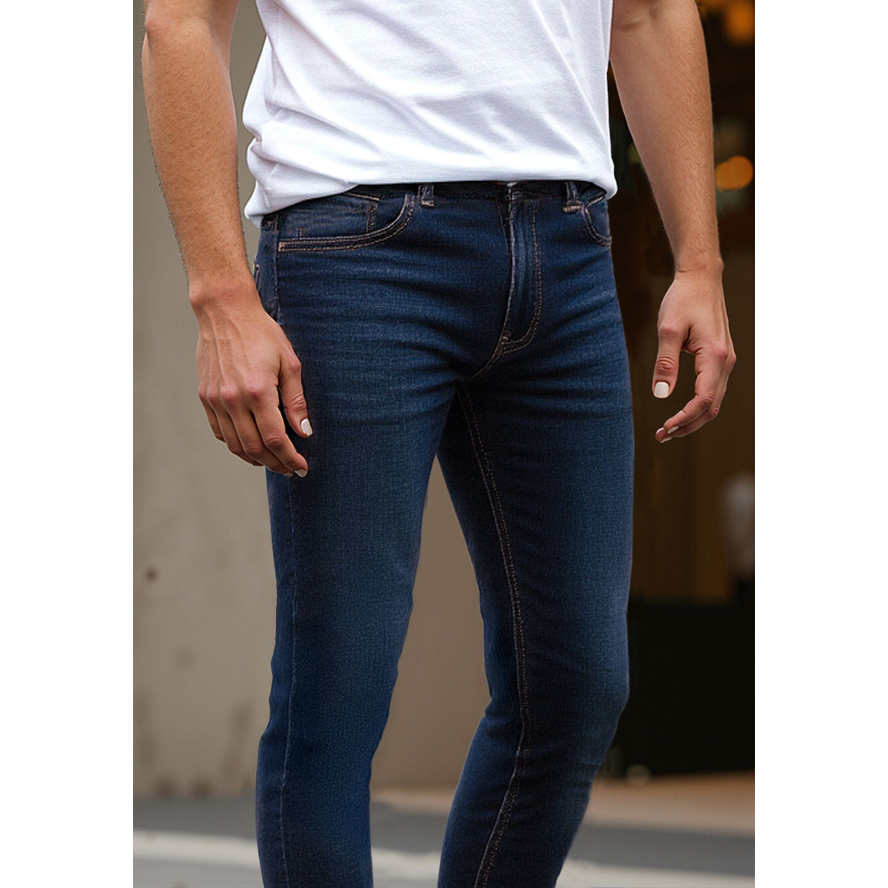 بنطلون جينز بقصّة سليم للرجال من لي كوبر-men-clothing-jeans-image-4