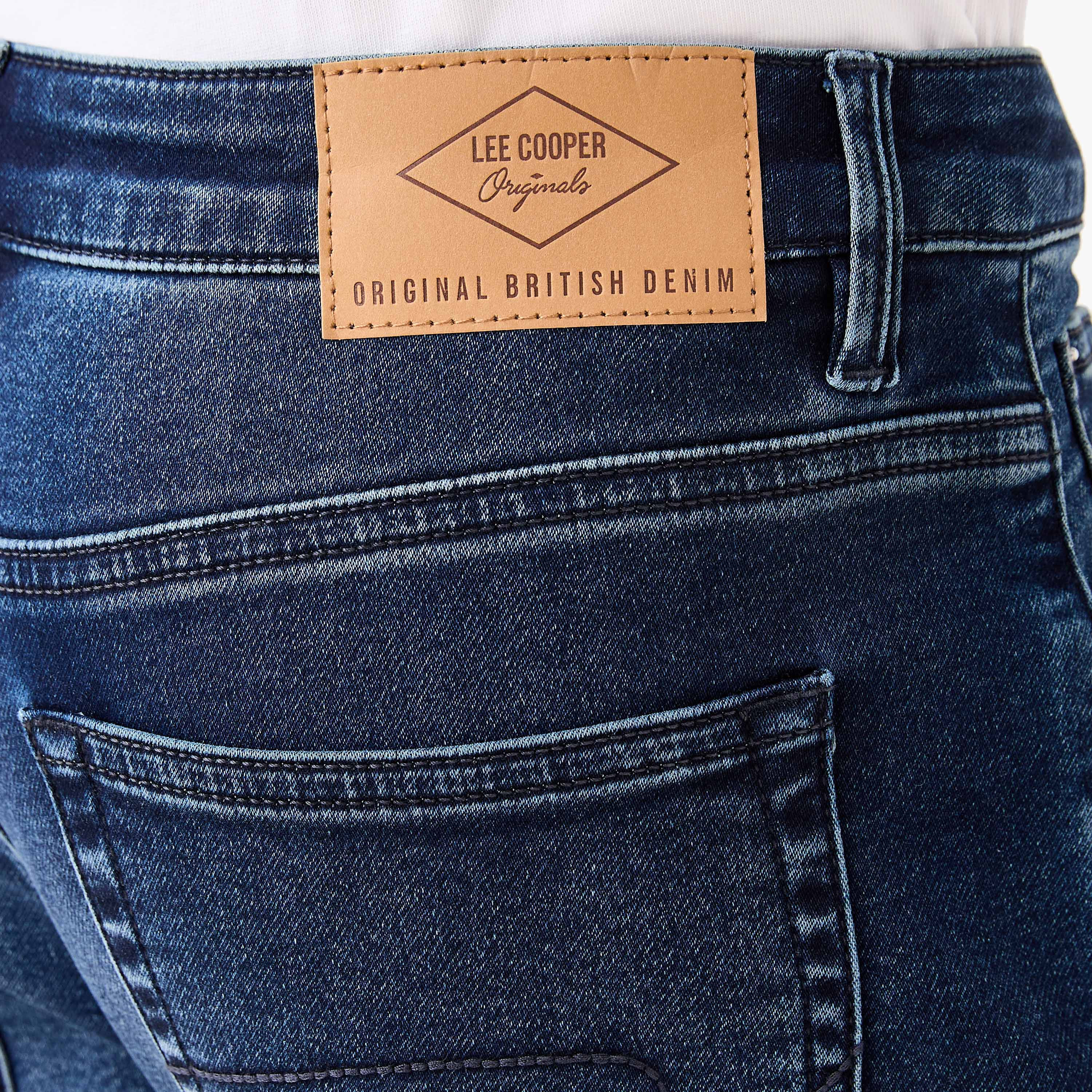 بنطلون جينز بقصة سليم مع جيوب من لي كوبر-men-clothing-bottoms-jeans-image-5