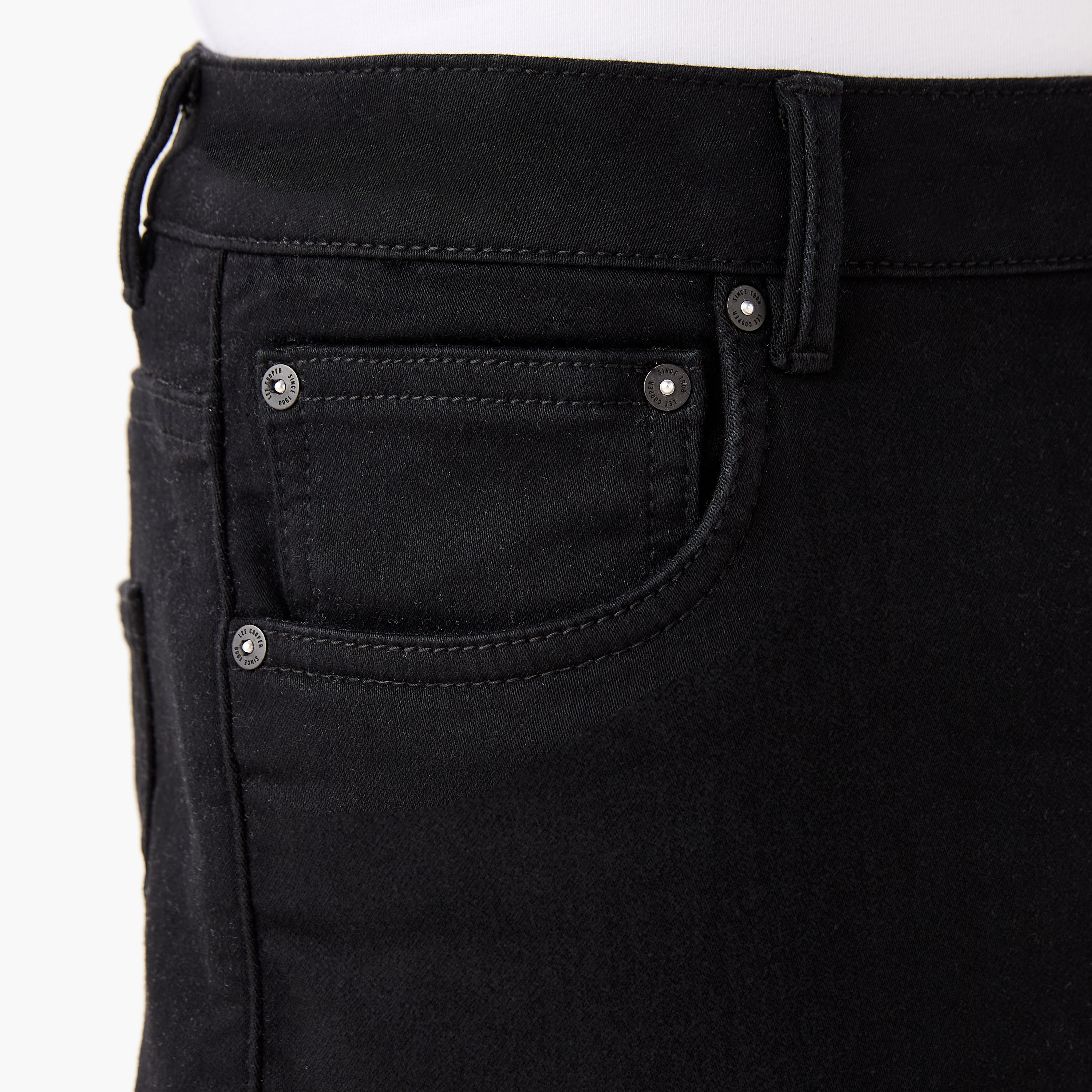 Lee Cooper Slim Fit Jeans with Pockets-men-clothing-bottoms-jeans-image-5