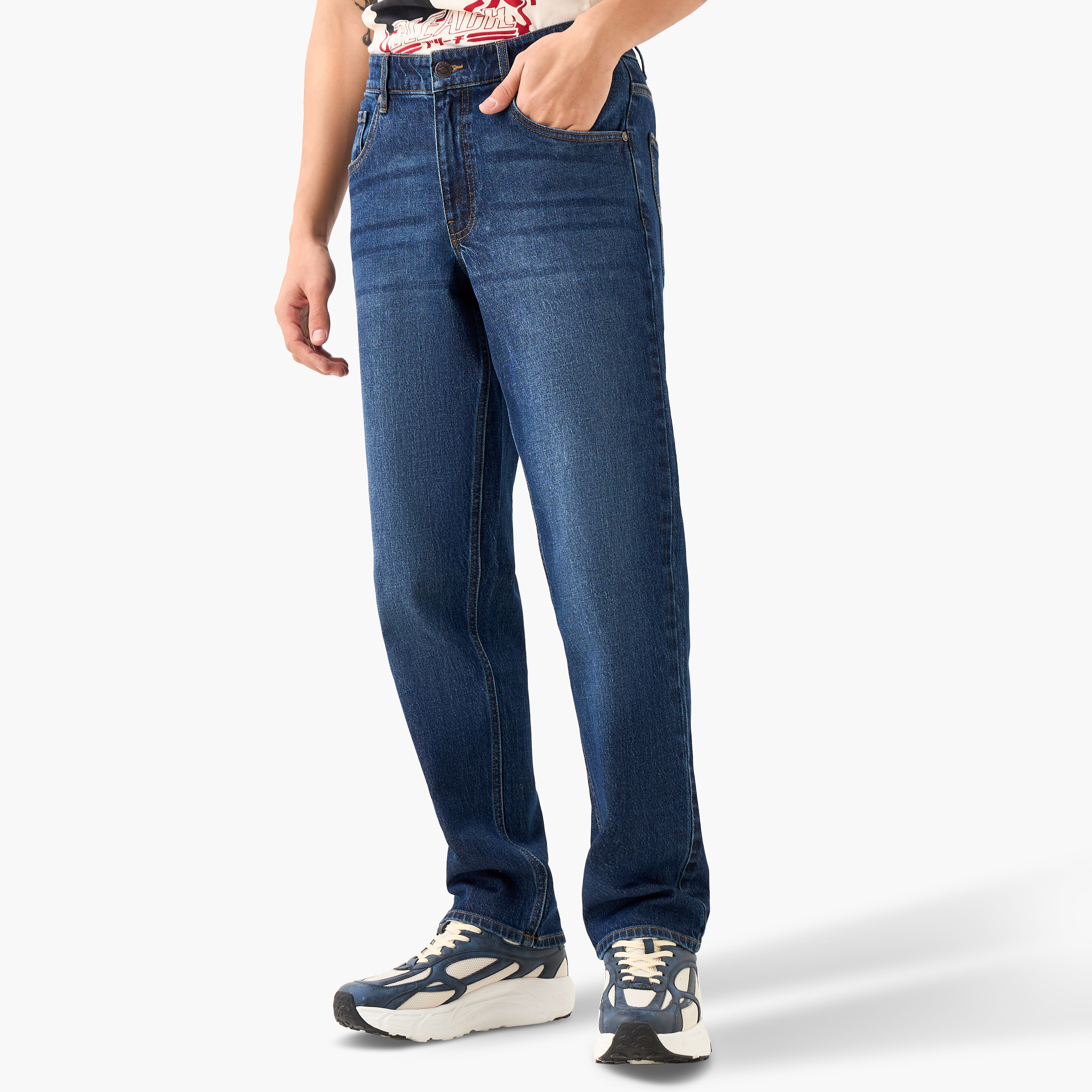 Lee Cooper Men Straight Fit Jeans-men-clothing-bottoms-jeans-image-1