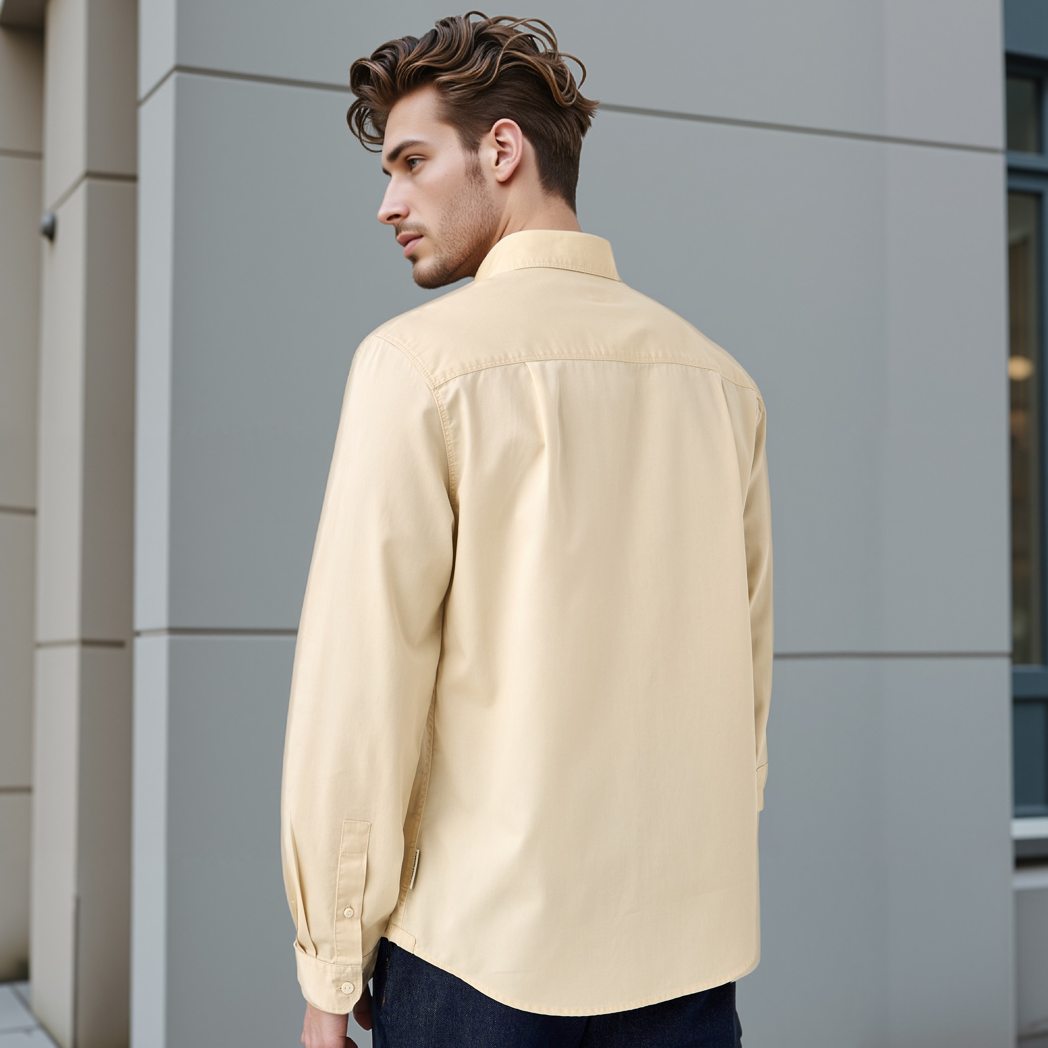 Lee Cooper Regular Fit Shirt with Pocket-men-clothing-shirts-image-3