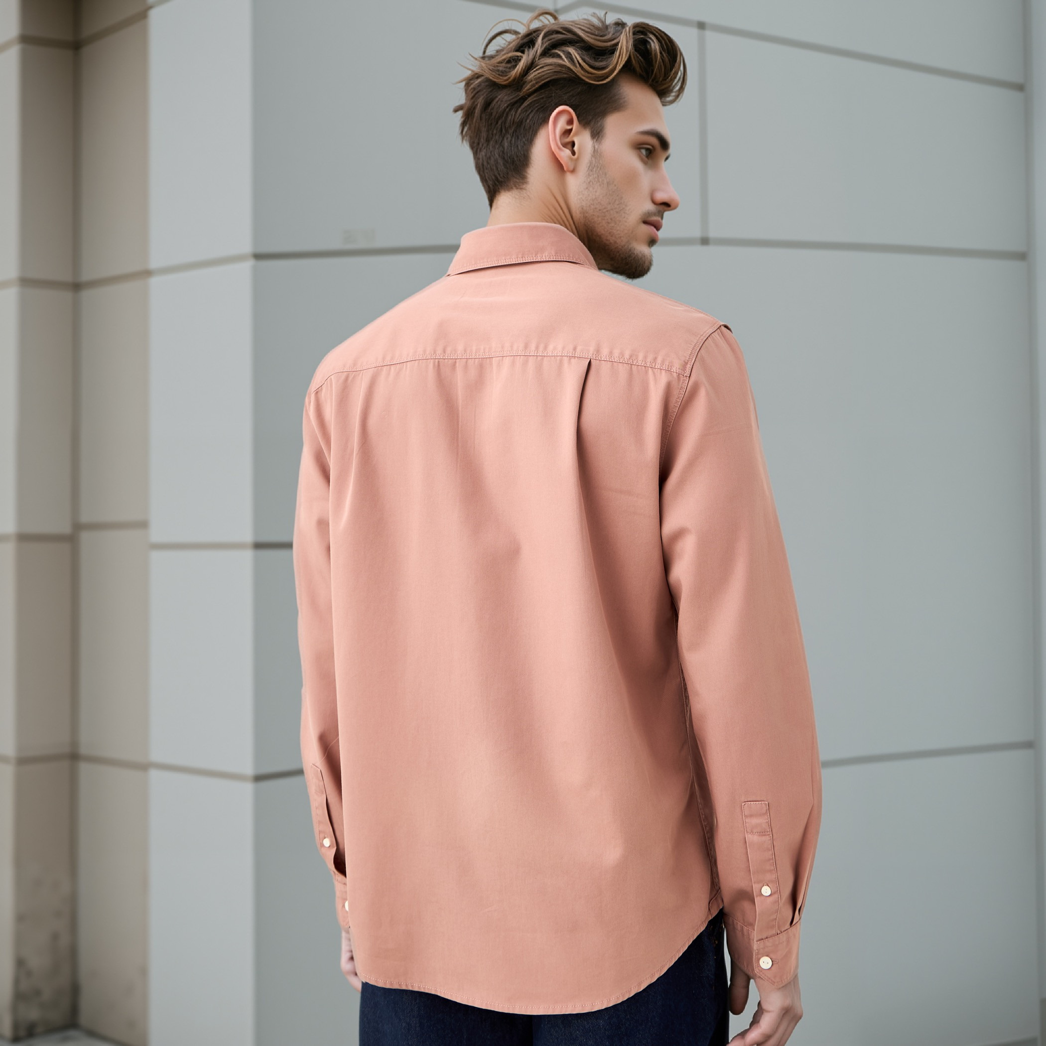 Lee Cooper Regular Fit Shirt with Pocket-men-clothing-shirts-image-3