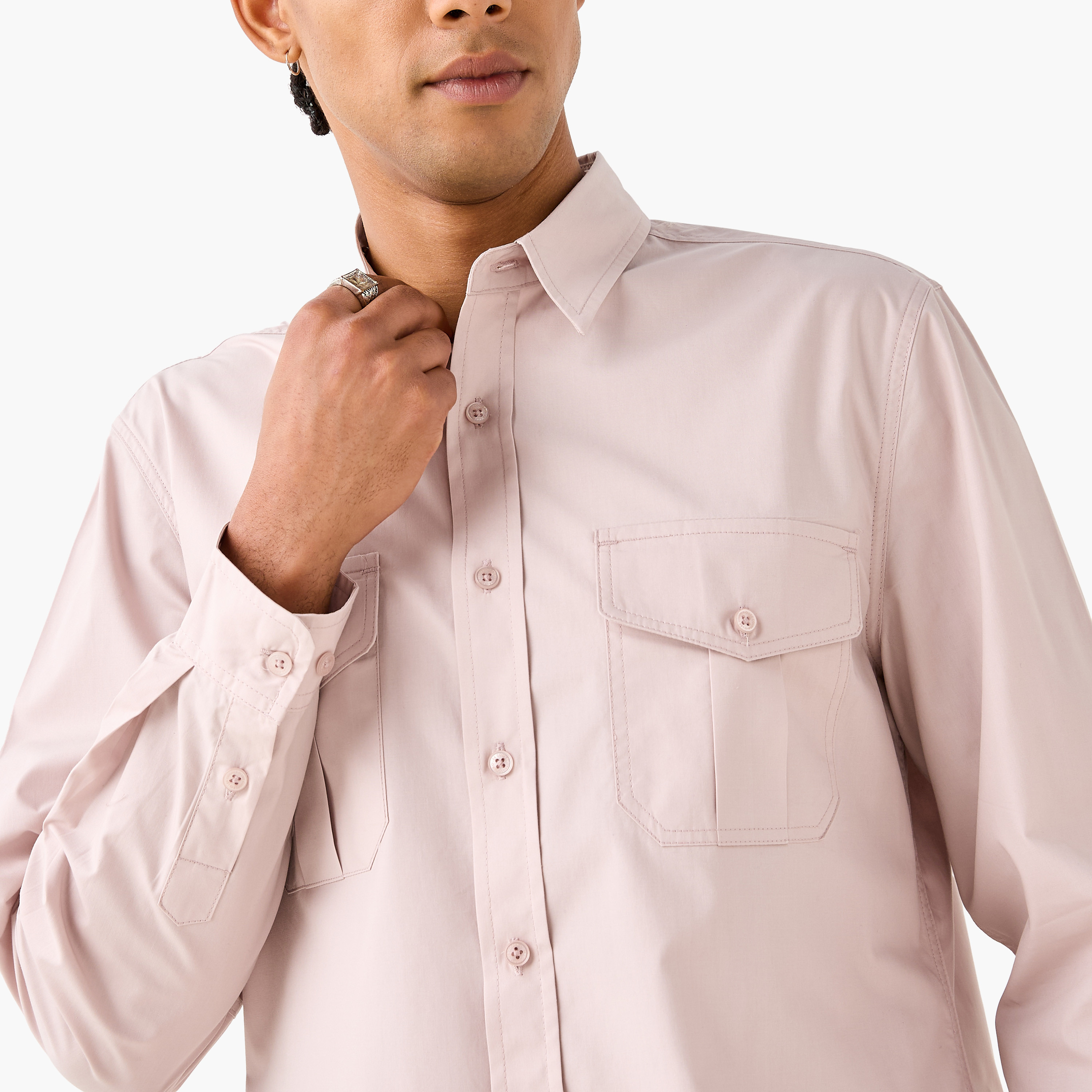 Lee Cooper Shirt with Chest Pockets-men-clothing-shirts-image-4