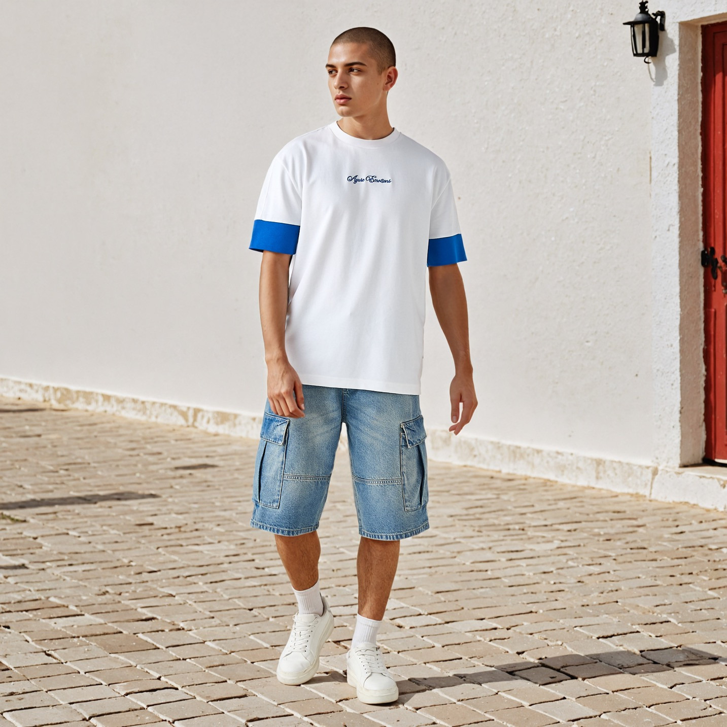 Lee Cooper Printed T-shirt with Crew Neck-men-clothing-tshirtsandpolos-tshirts-image-2